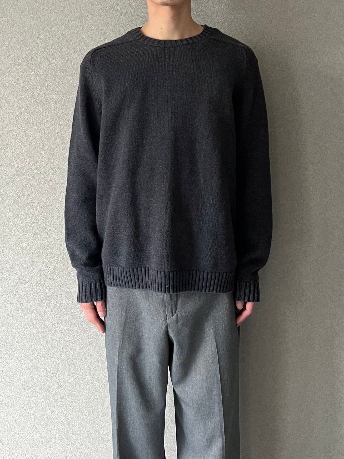 00's LANDS' END cotton knit sweater