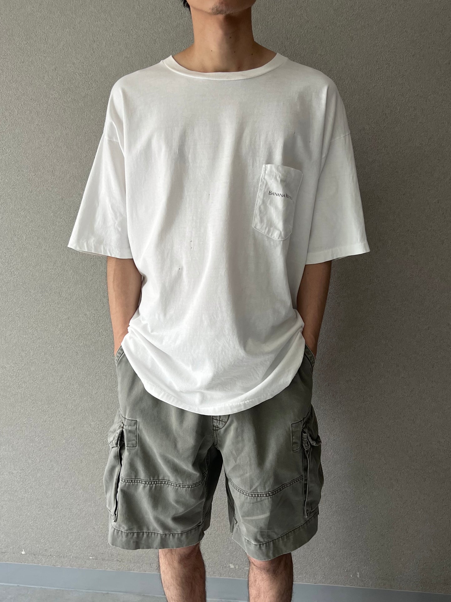 90's BANANA REPUBLIC printed t-shirt "Made in USA"