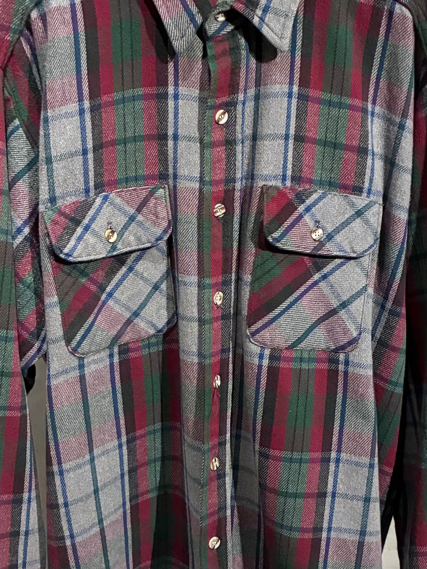 90's FIVE BROTHER flannel shirt
