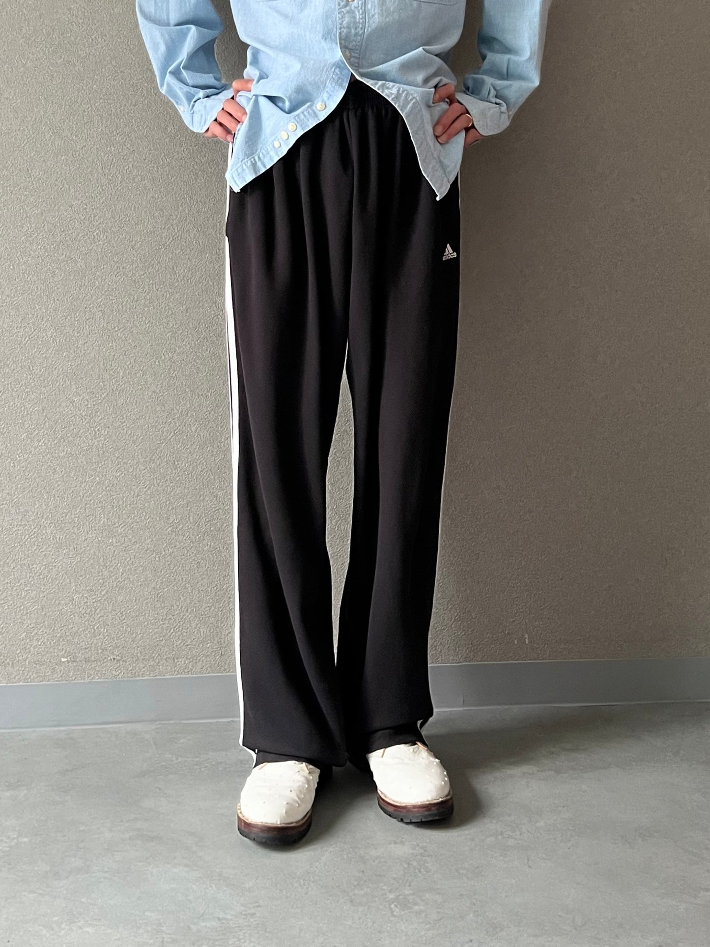 00's adidas mesh track pants