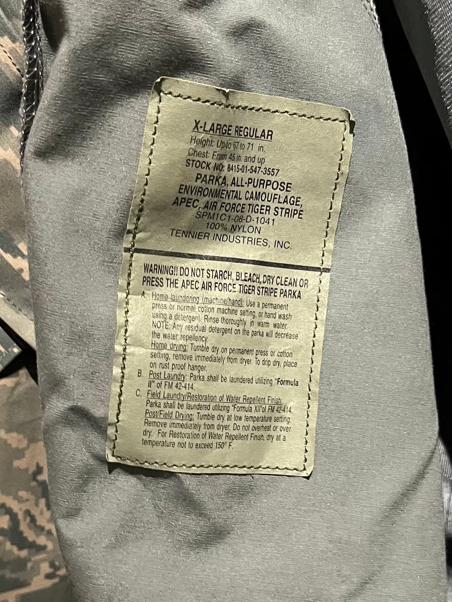 00's US.AIR FORCE GORE-TEX jacket