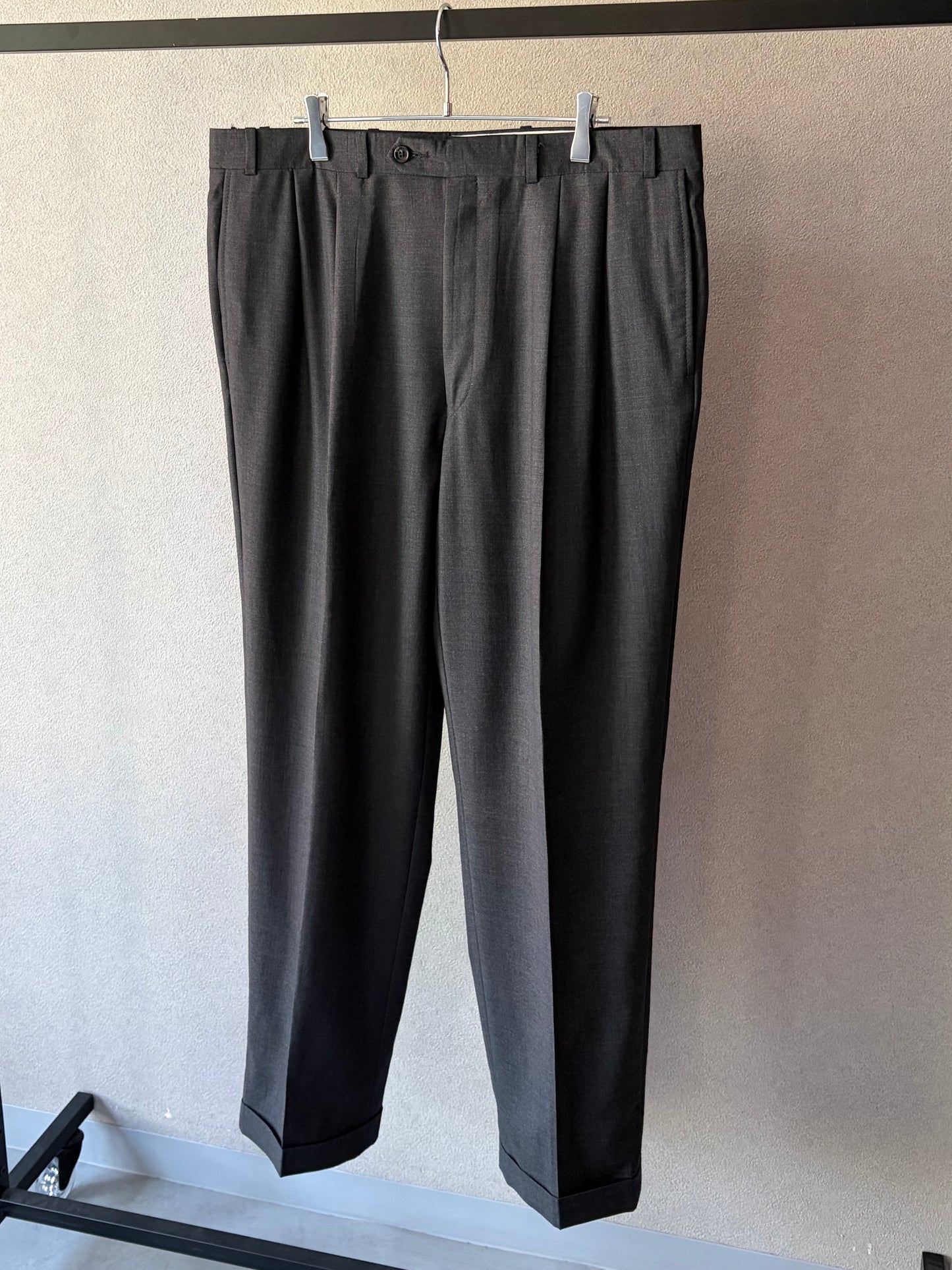 90's LAUREN RALPH LAUREN wool × cashmere slacks “Made in CANADA”