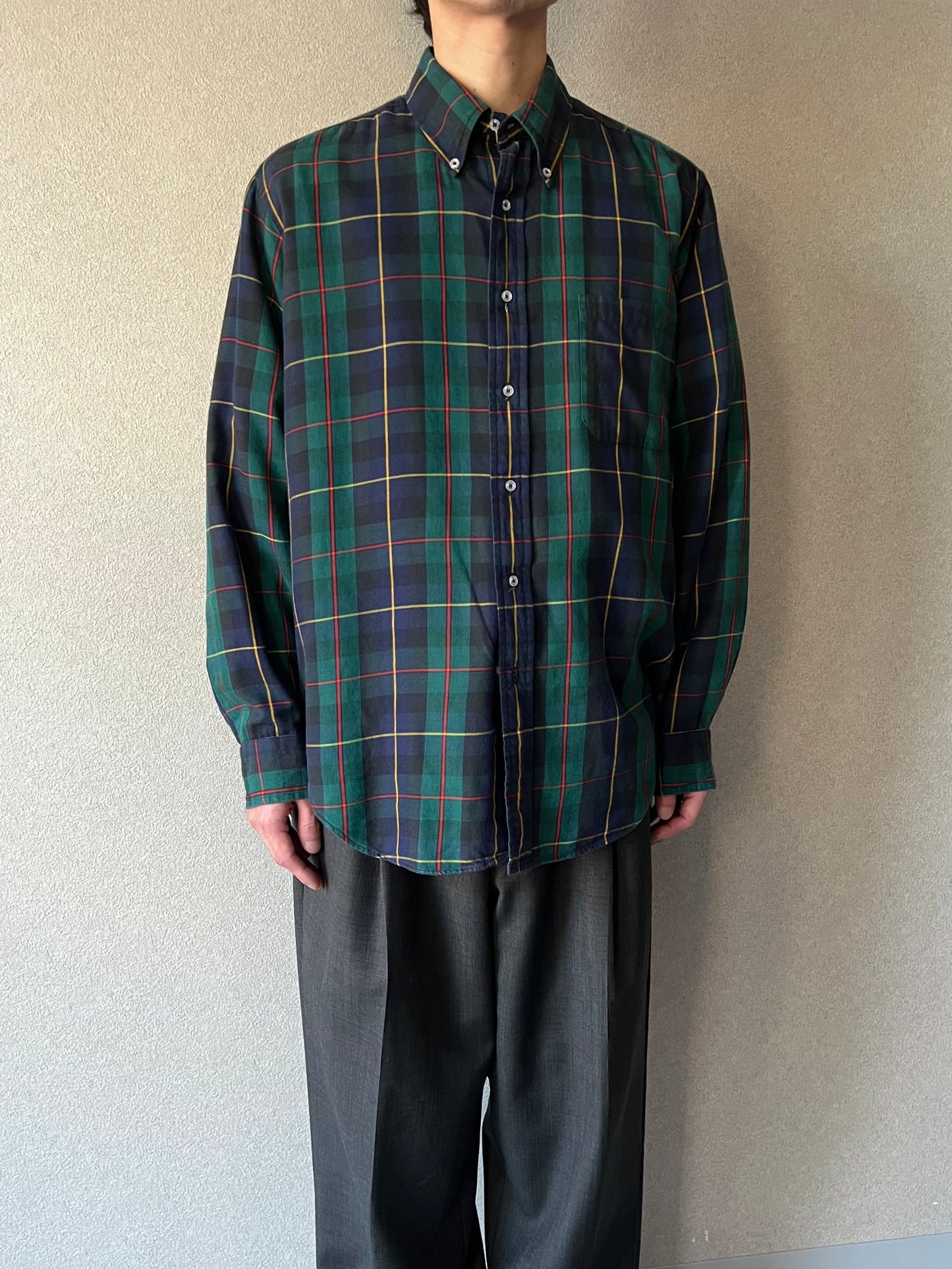 80's Brooks Brothers flannel shirt "Made in USA"