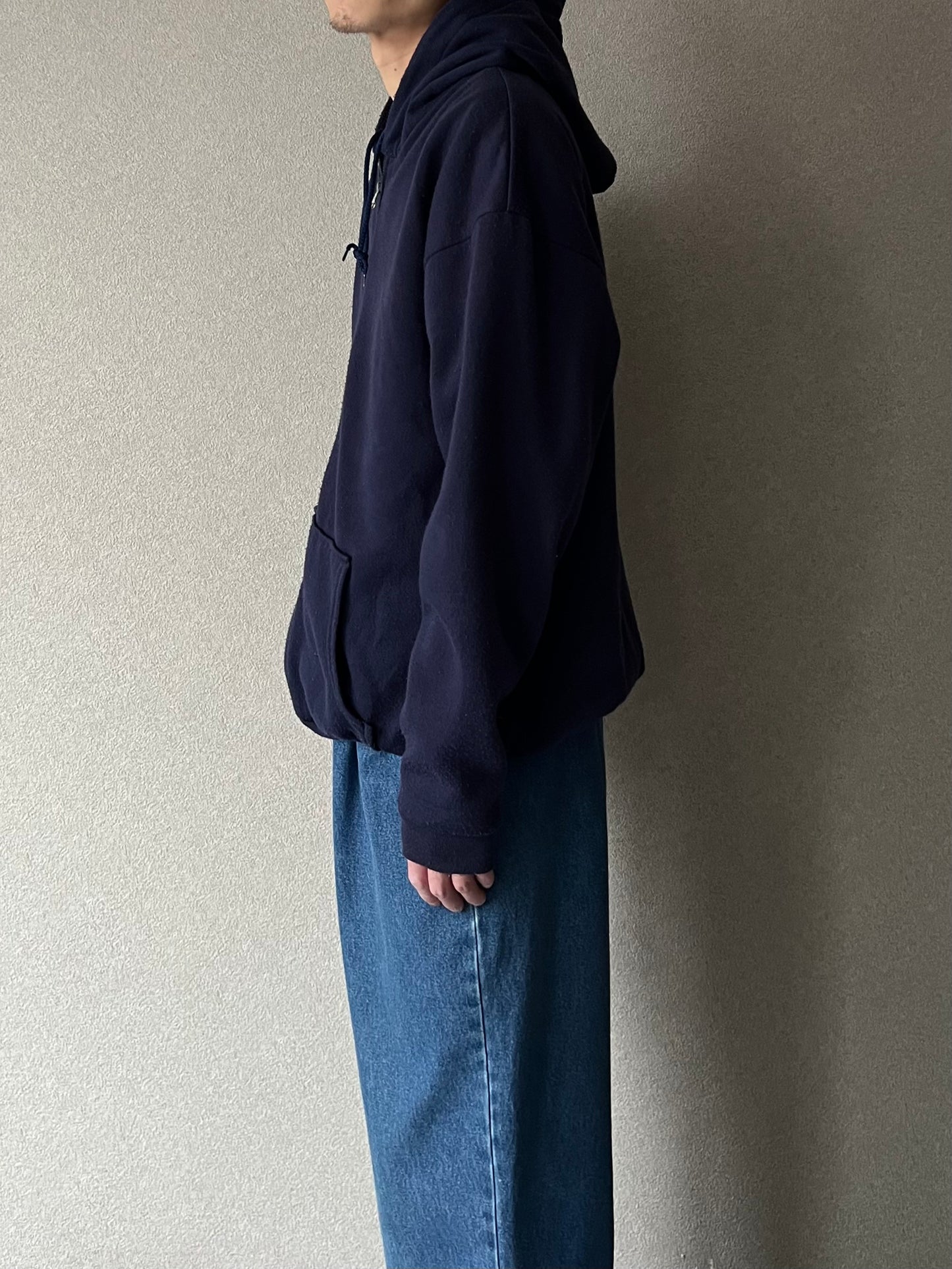 80's NUCLEUS thermal lininng sweat hoodie
