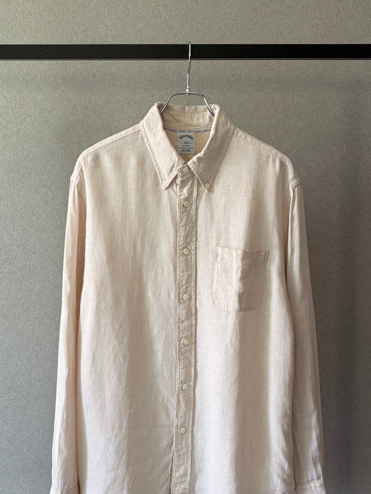 00's Brooks Brothers linen BD shirt