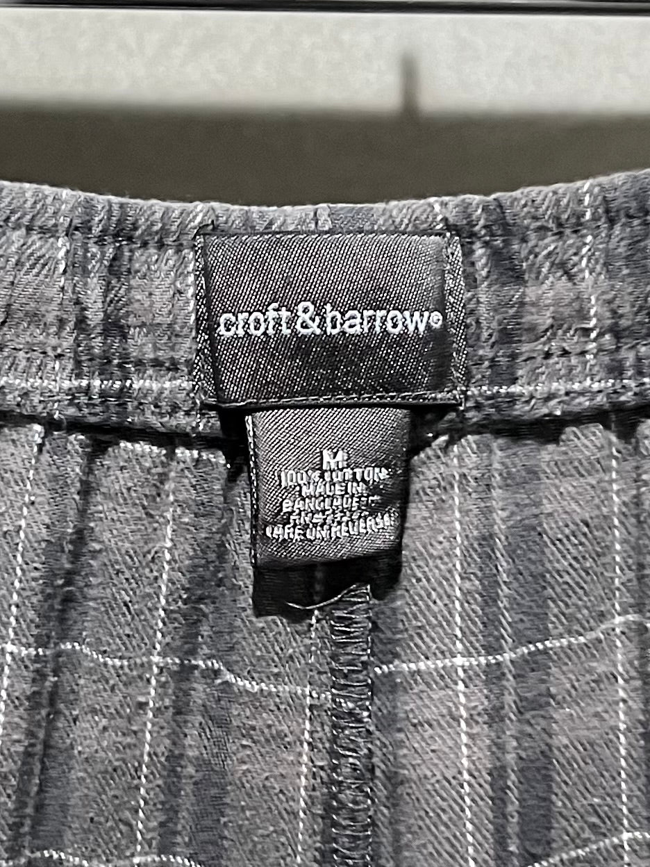 00's croft & barrow flannel pants
