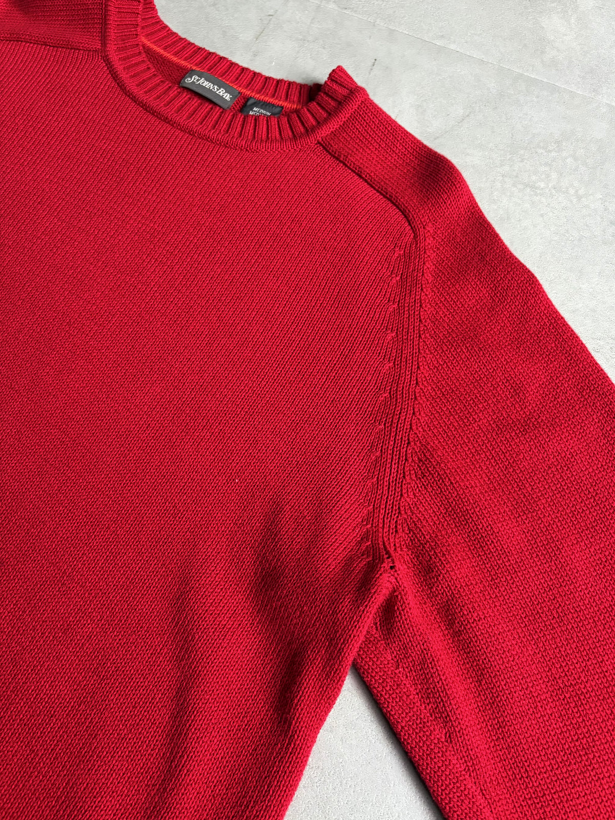 00's ST.JOHN'S BAY cotton knit sweater