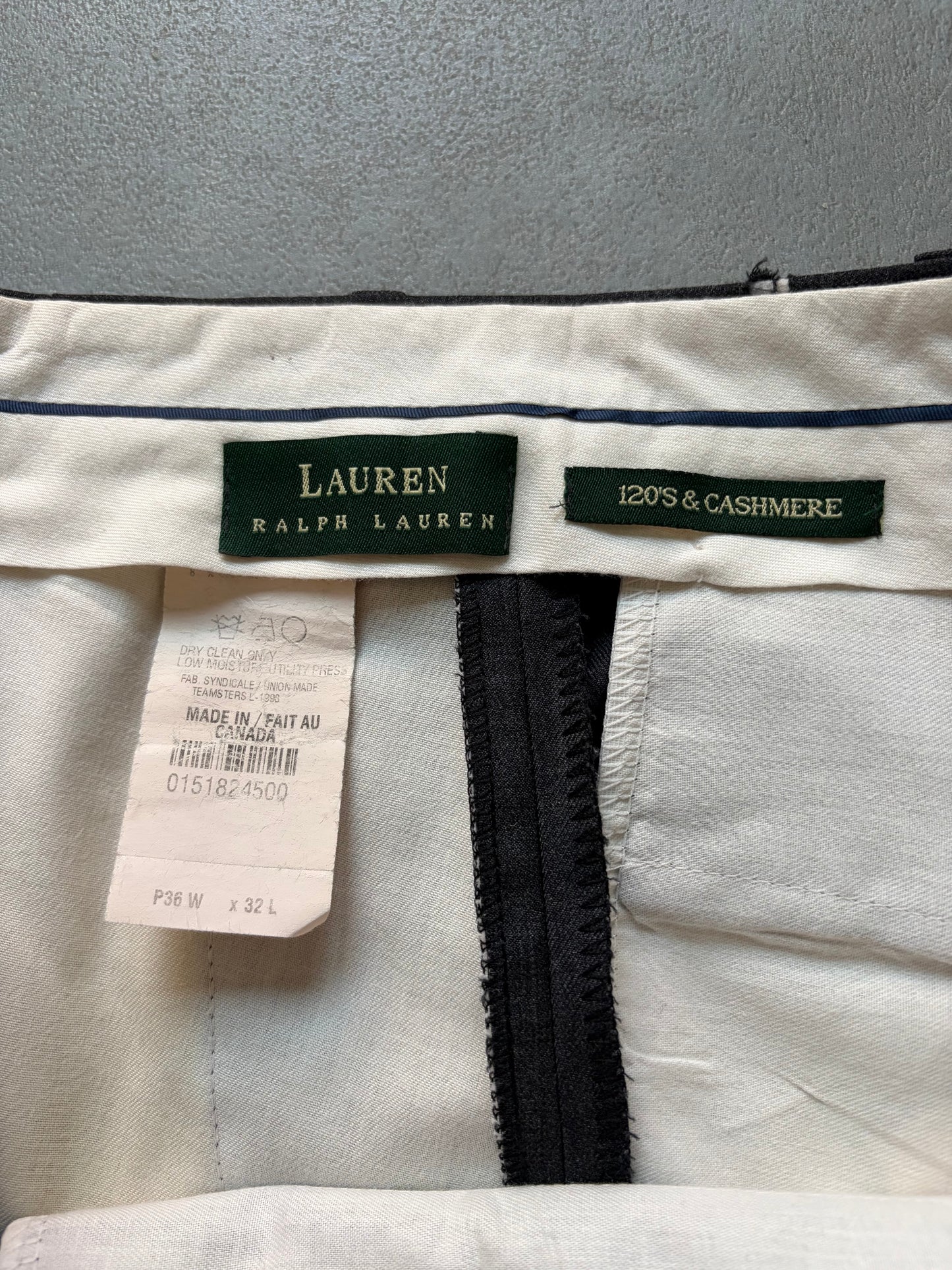 90's LAUREN RALPH LAUREN wool × cashmere slacks “Made in CANADA”