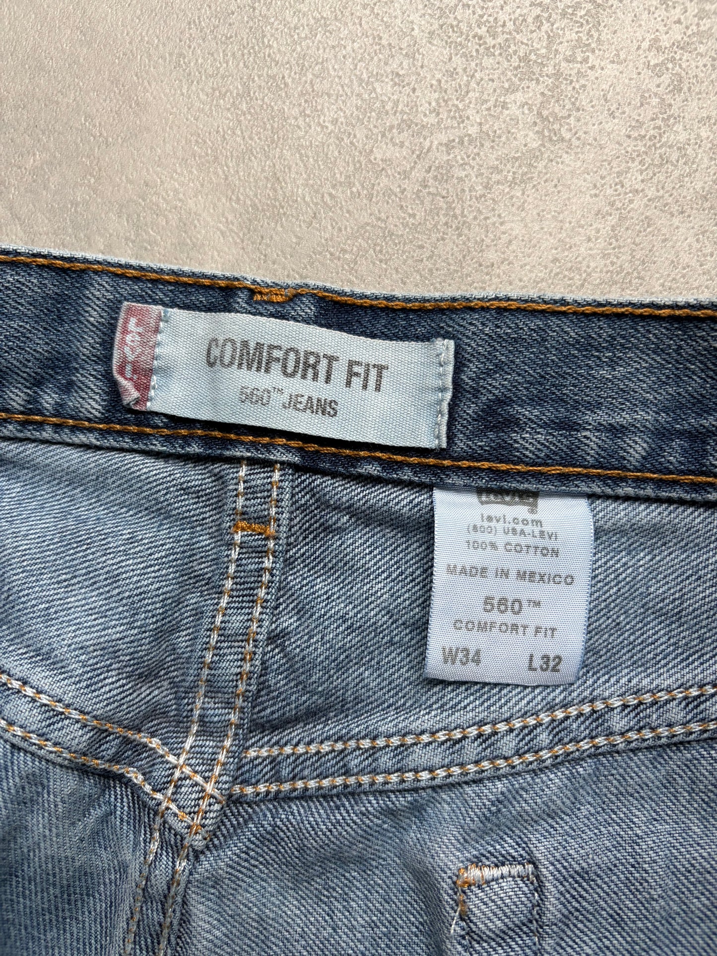 00's Levi's 560 denim pants