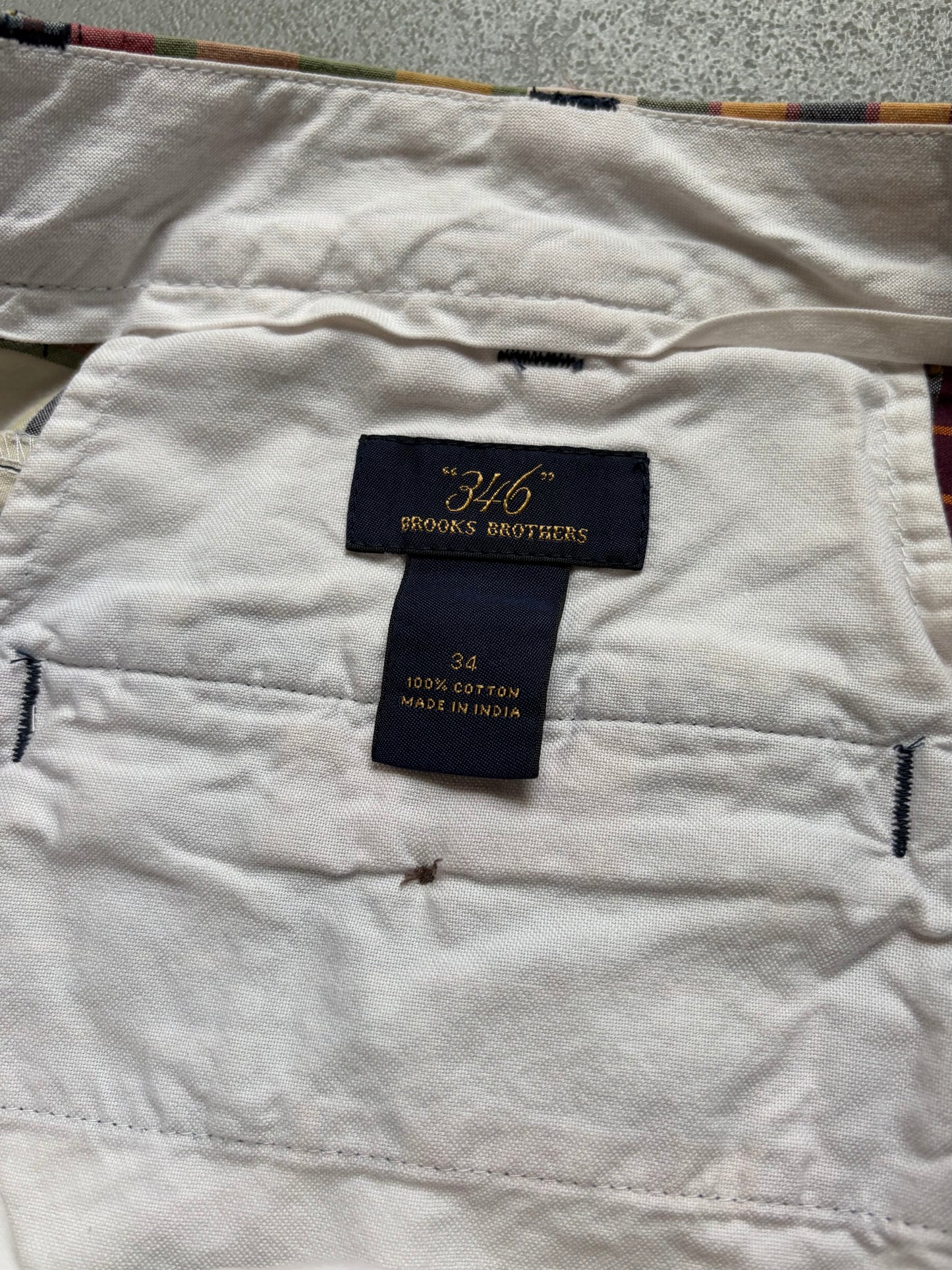 00's Brooks Brothers patchwork shorts