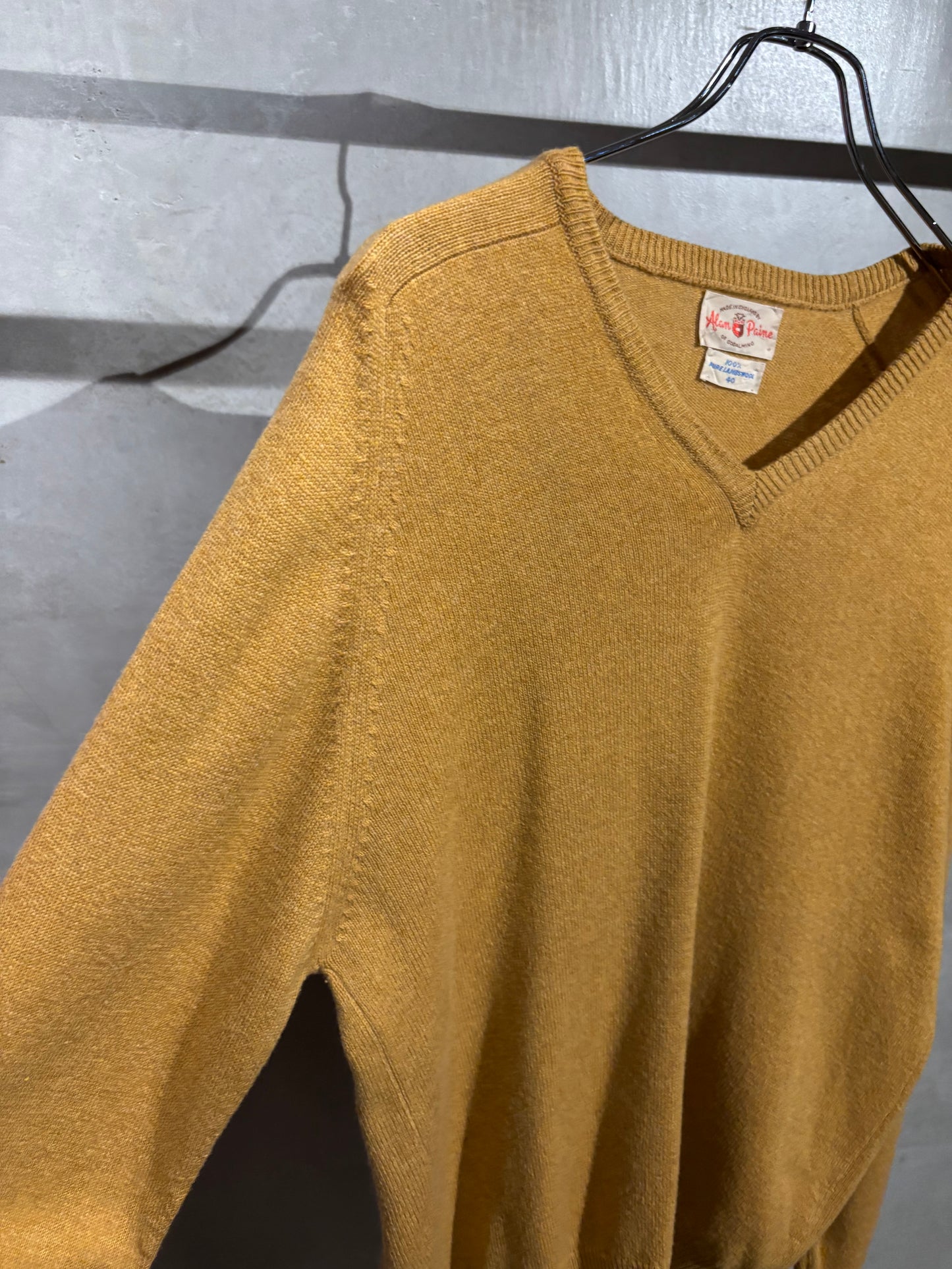 70's Alan Paine wool knit sweater “Made in ENGLAND”