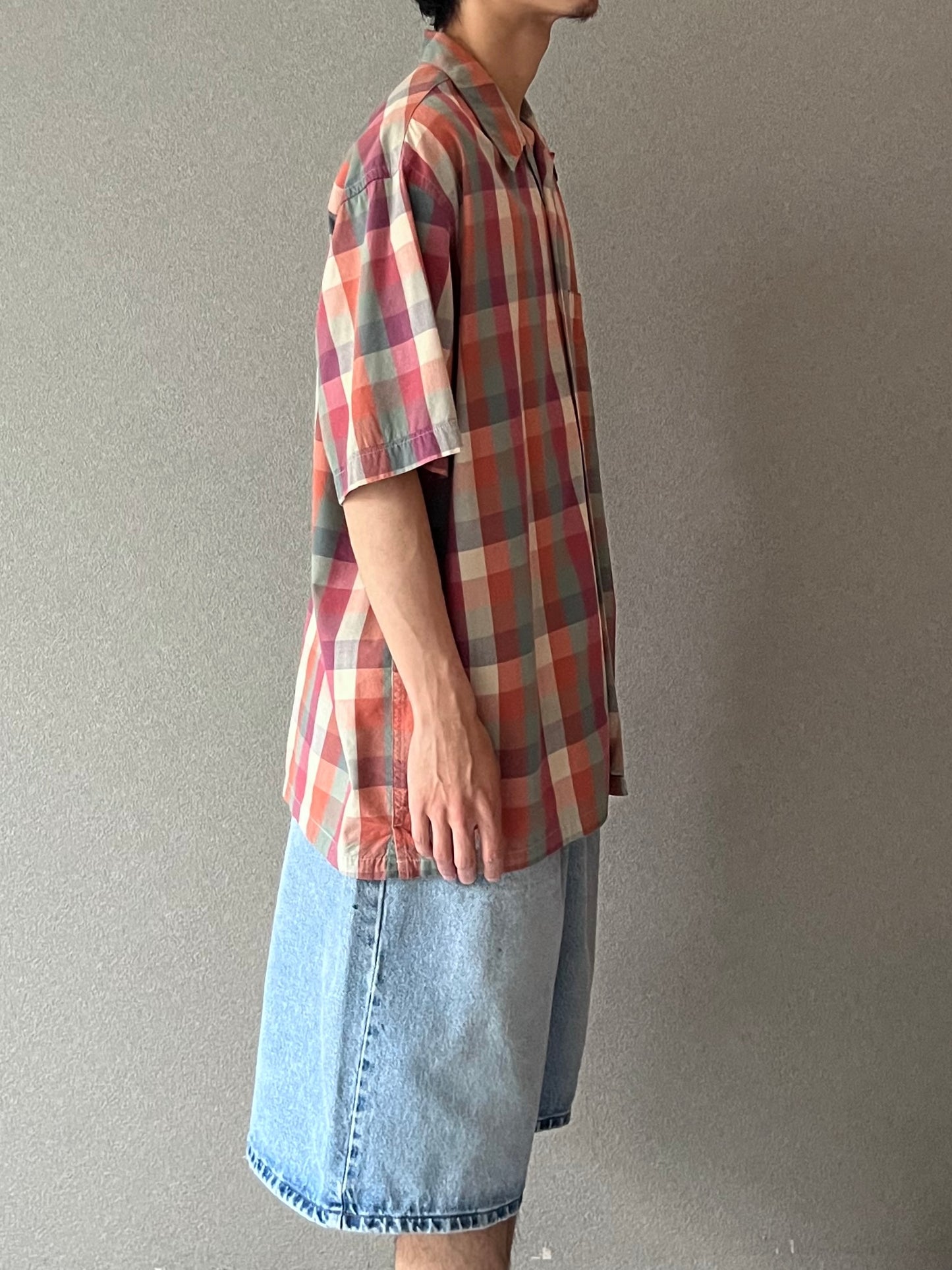 00's PENDLETON open collar shirt