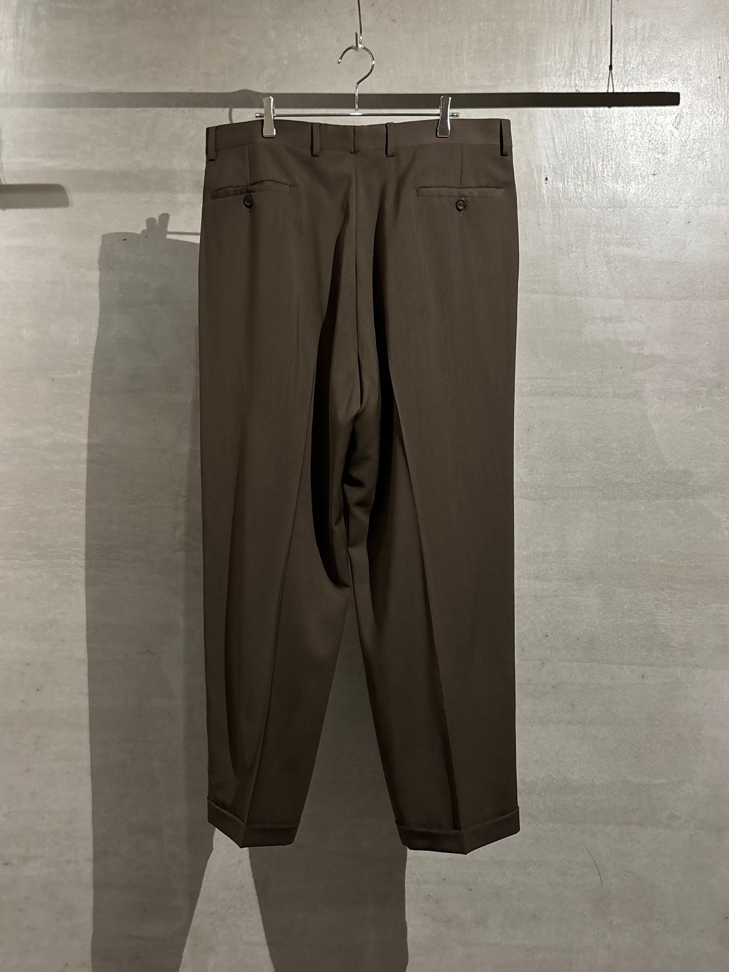 90's PRONT-UOMO wool slacks “Made in ITALY”