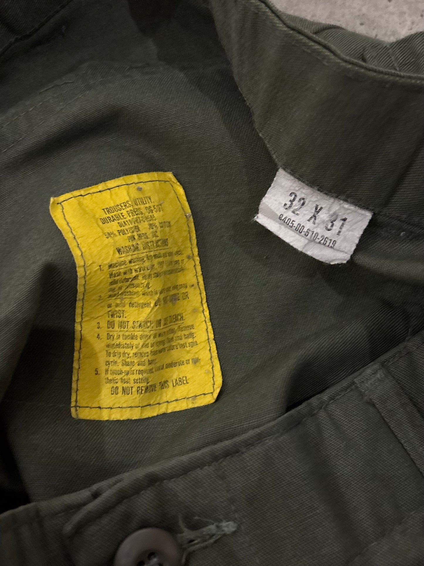 80's US.ARMY utility pants