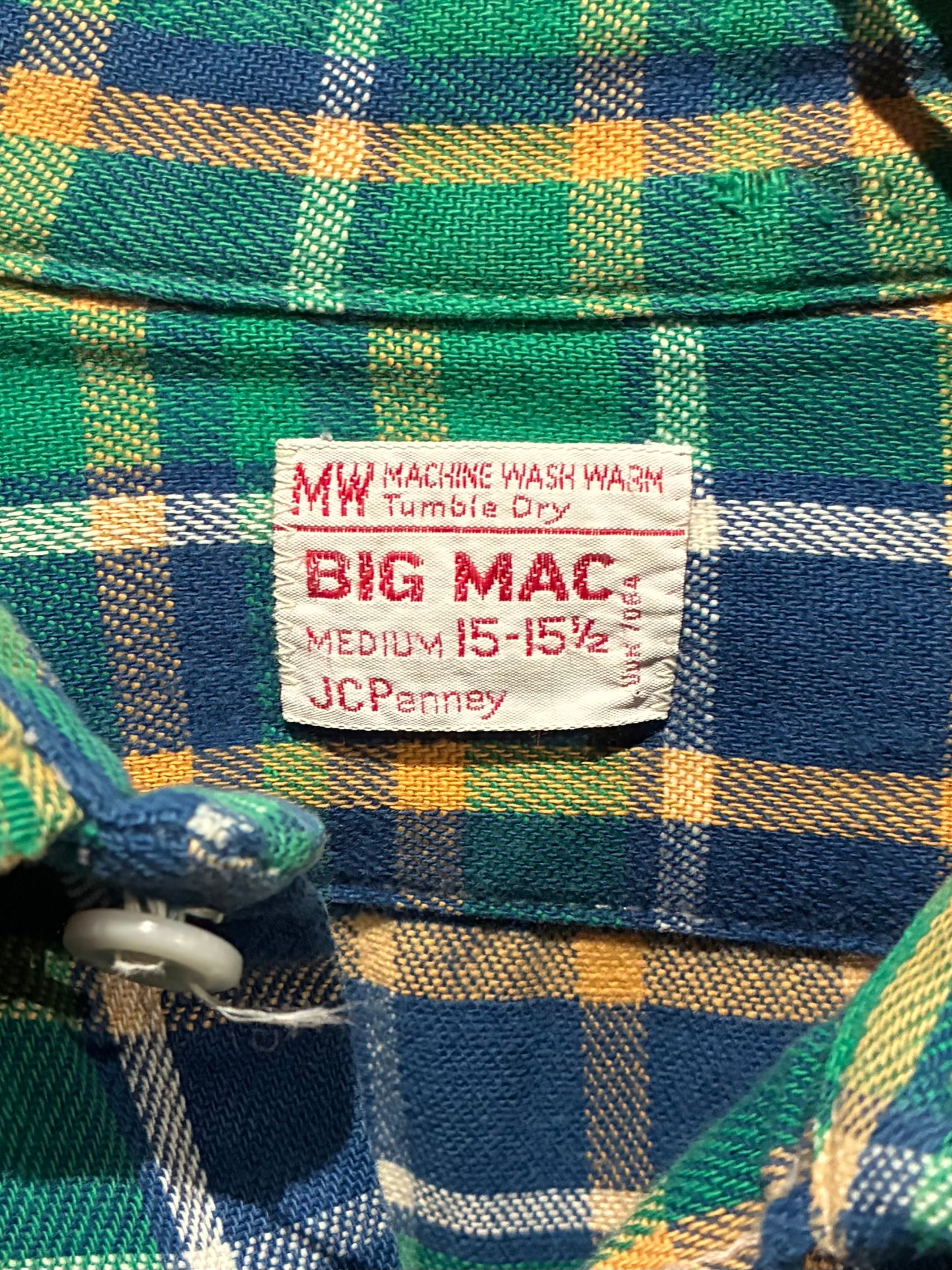 70's BIG MAC flannel shirt