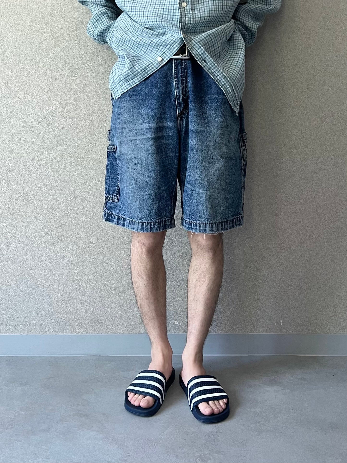 90's carhartt denim painter shorts
