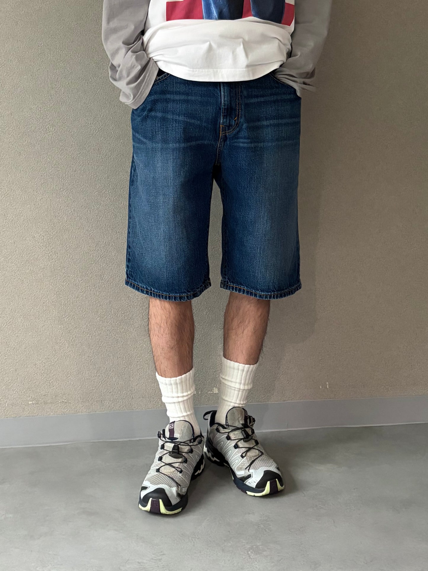 00's Levi's 569 denim shorts