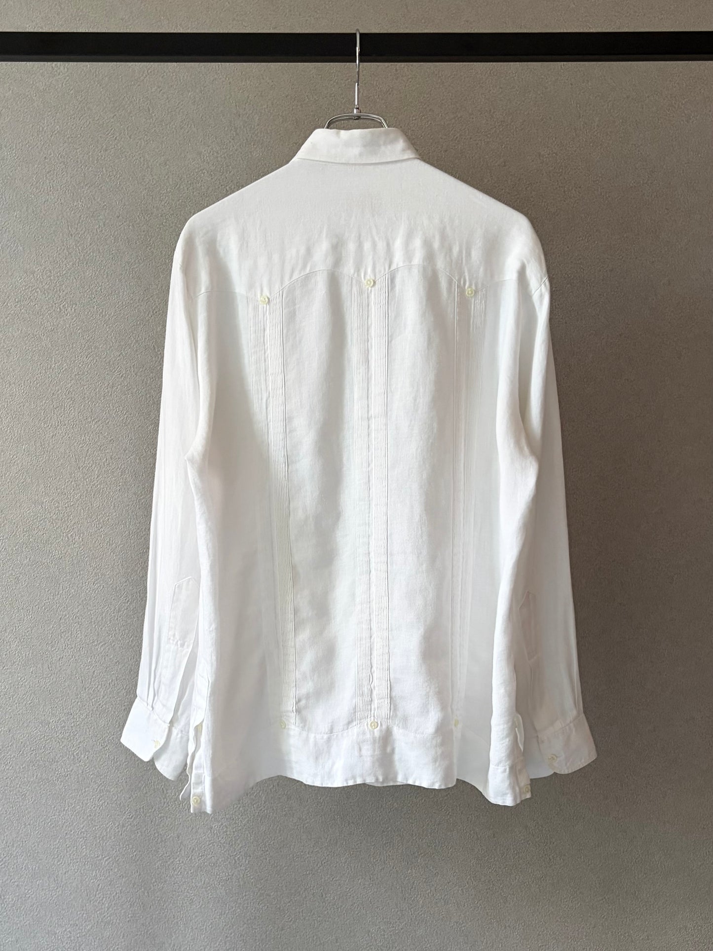 90's Ramon Puig linen guayabera shirt