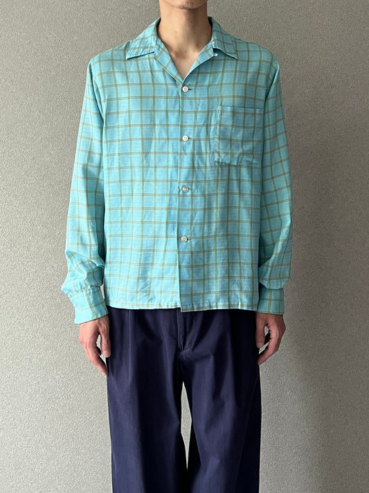 60's〜 TOWNCRAFT open collar shirt
