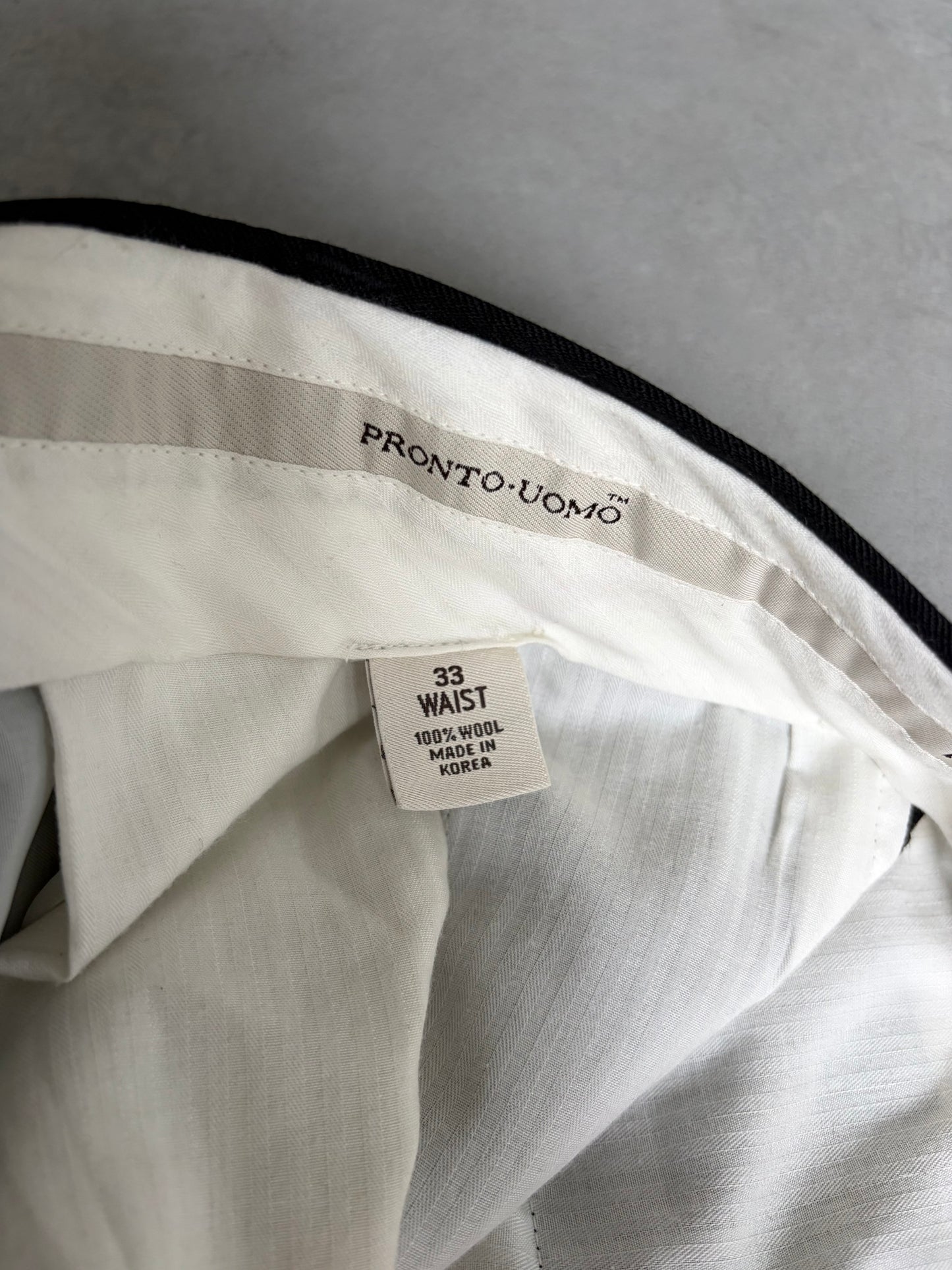 00's PRONT-UOMO wool slacks