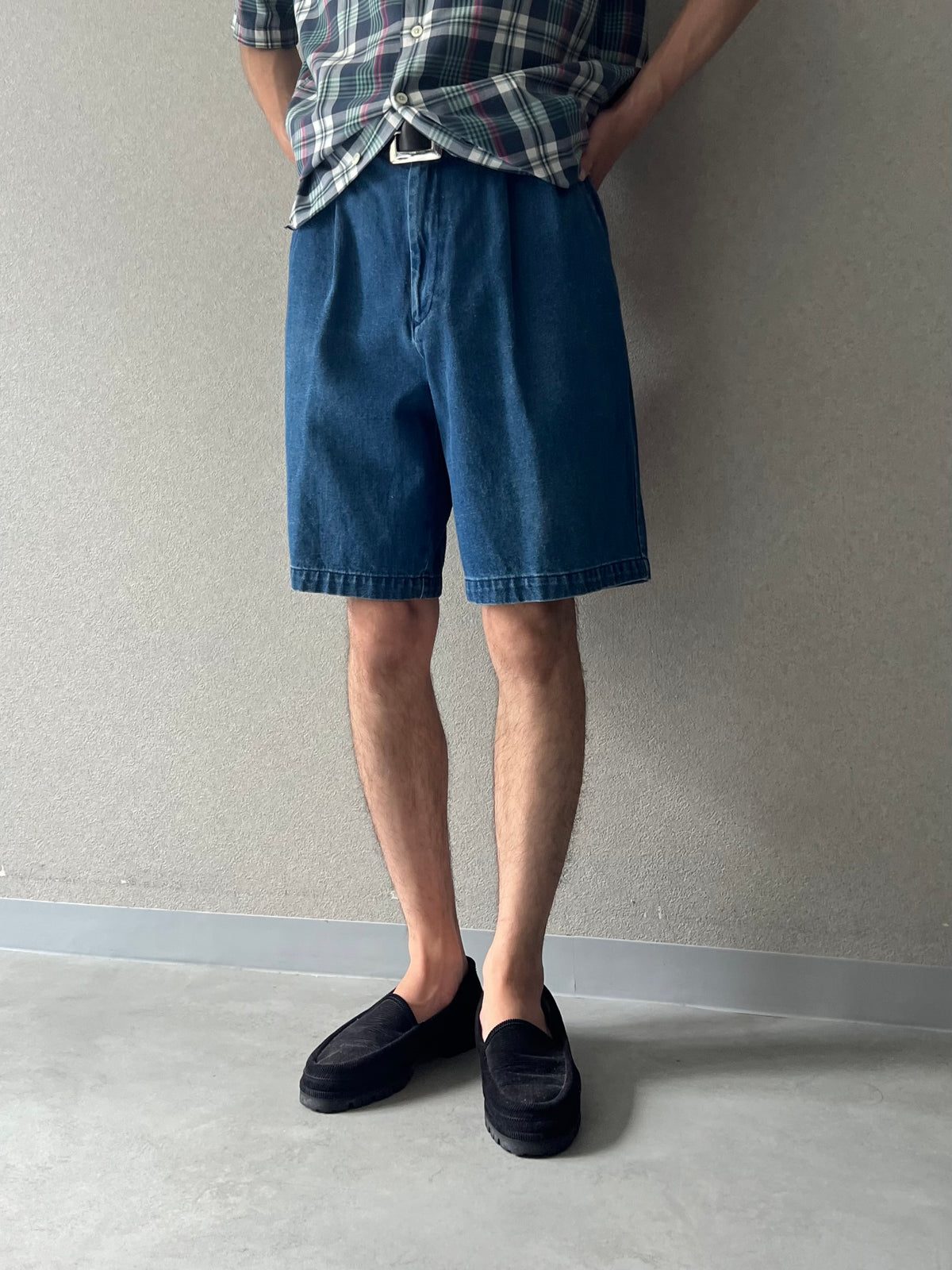 00's DOCKERS denim slacks shorts