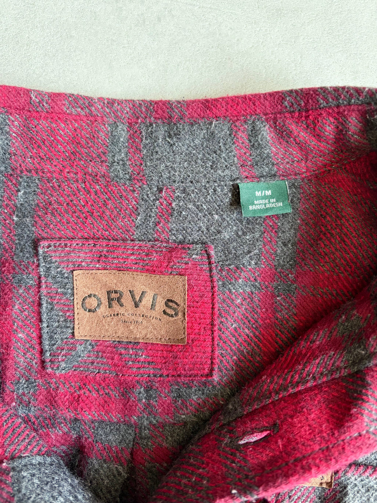 00's ORVIS flannel shirt