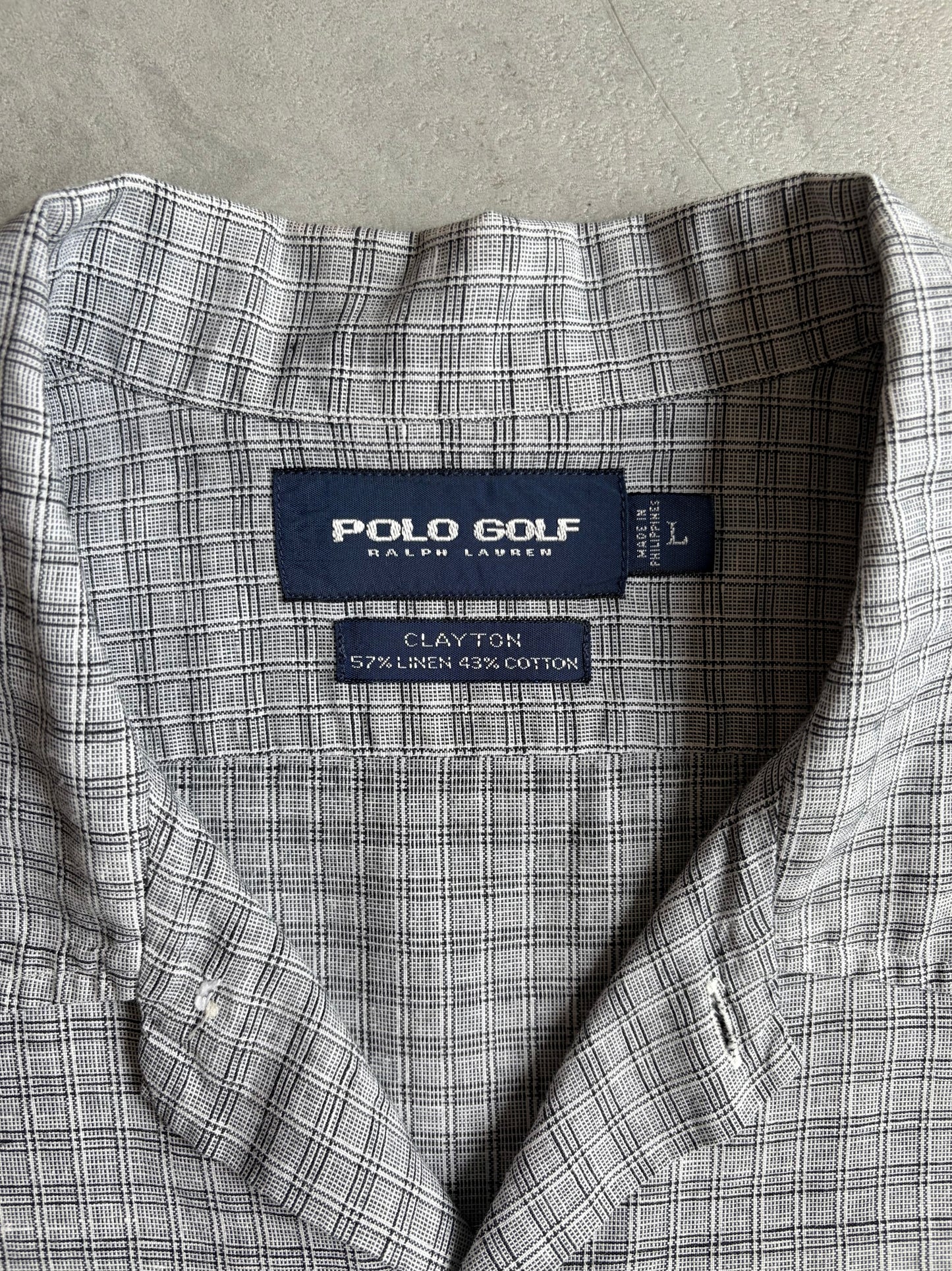 90's POLO GOLF open collar shirt