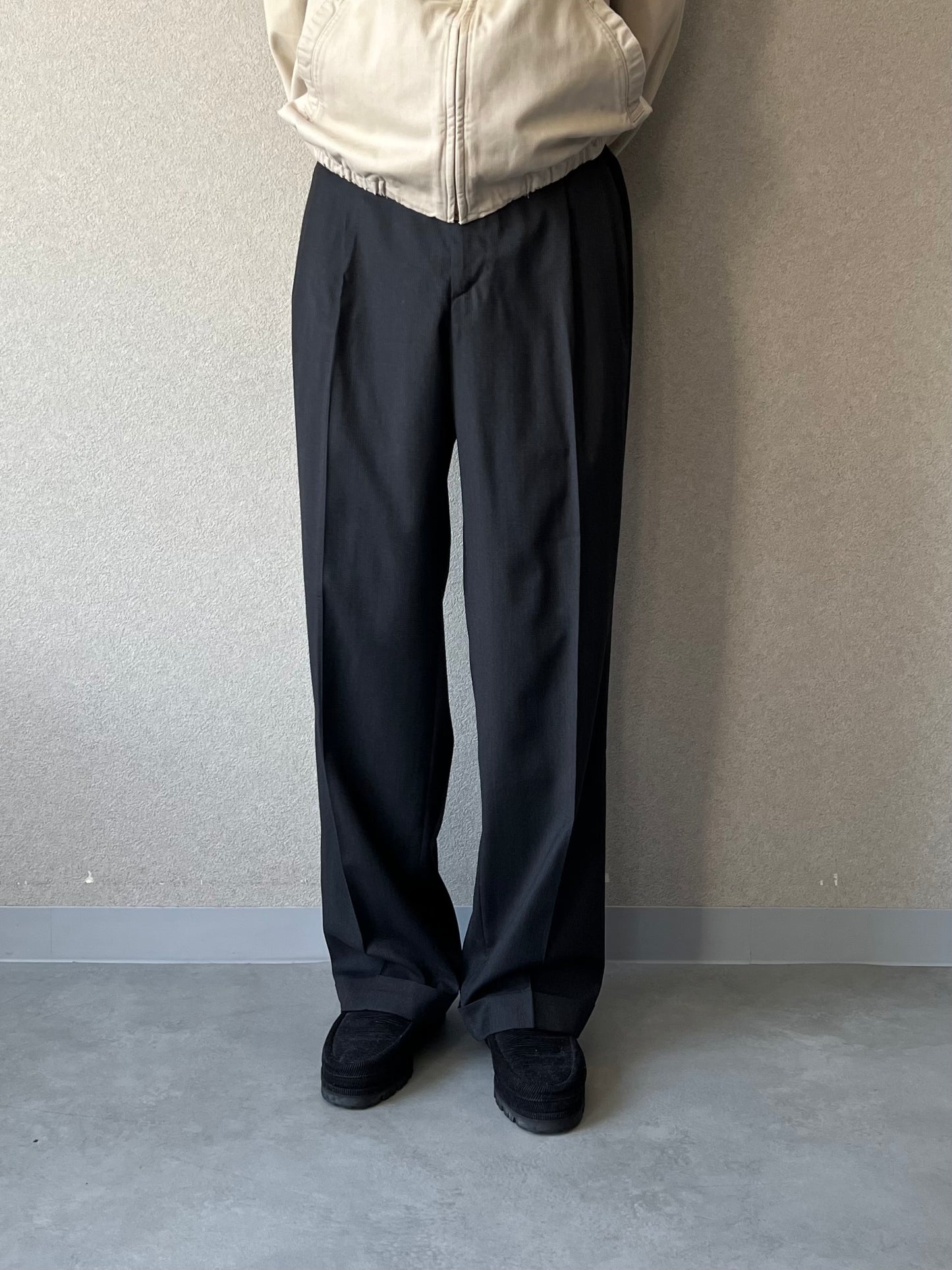 90's zanella × Neiman Marcus wool slacks “Made in ITALY”