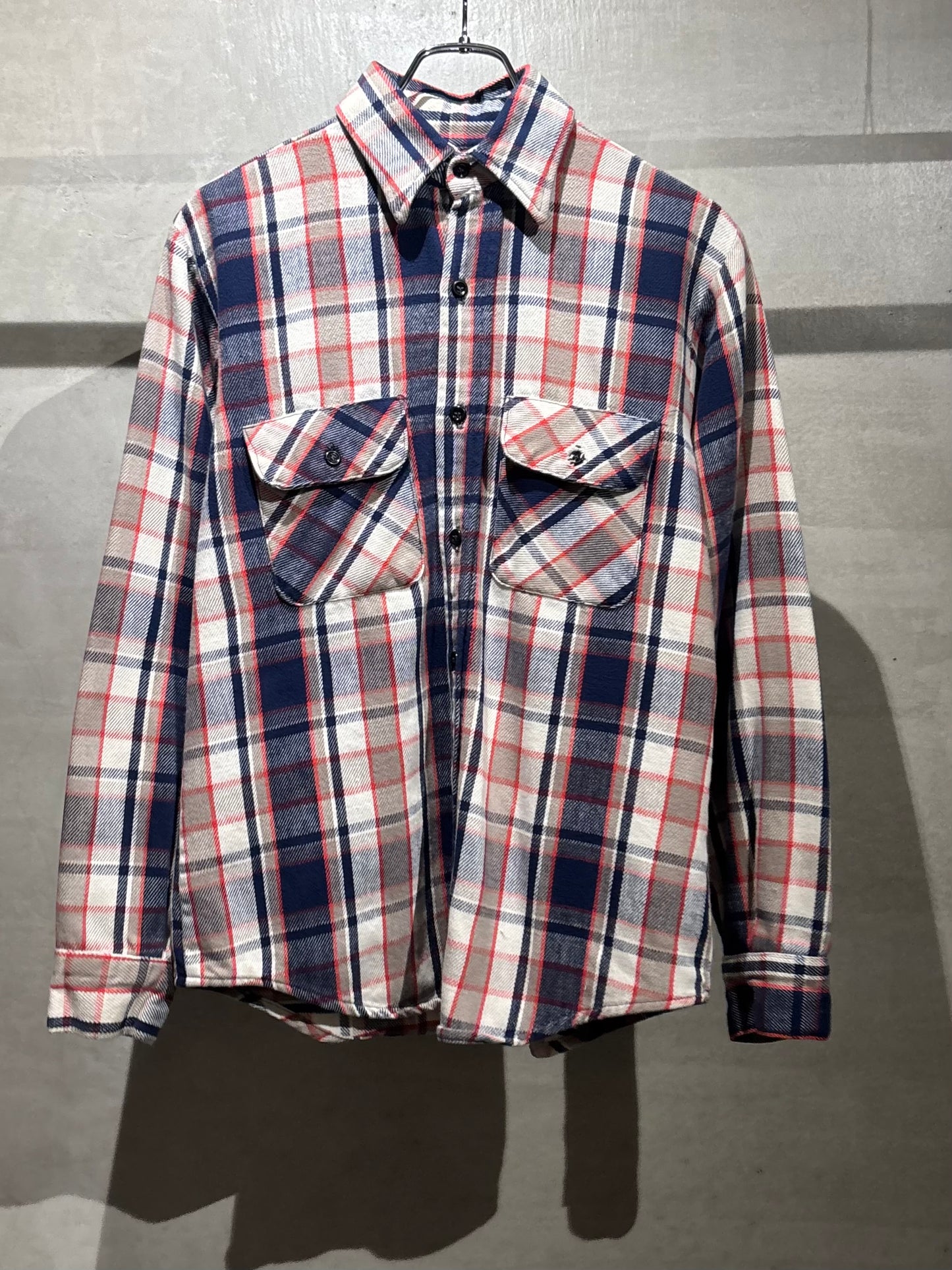 80's FIVE BROTHER flannel shirt "Made in USA"