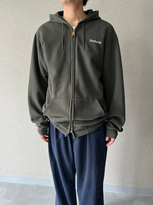 90's〜 carhatt zip up sweat hoodie