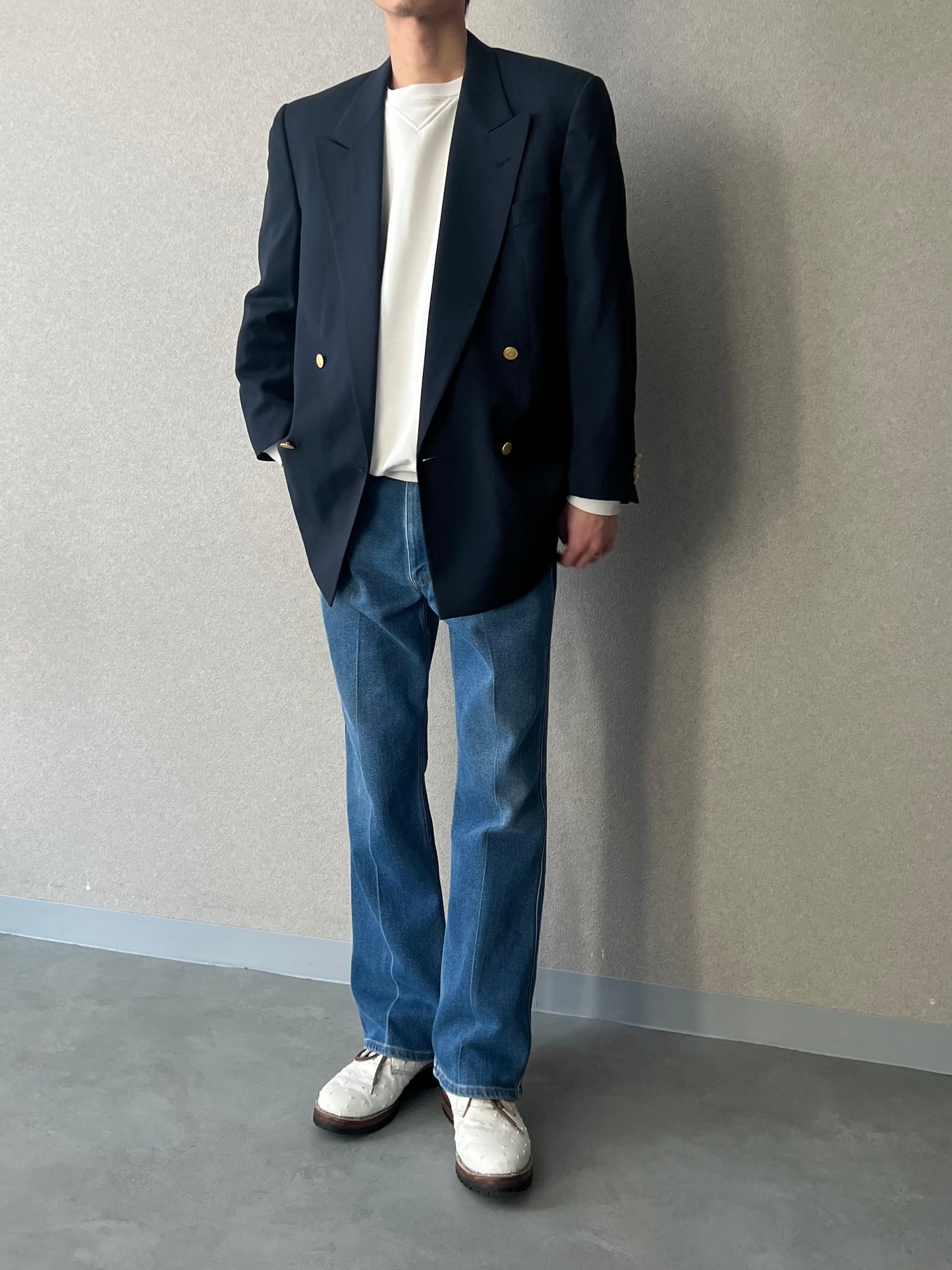80's VALENTINO wool tailored jacket