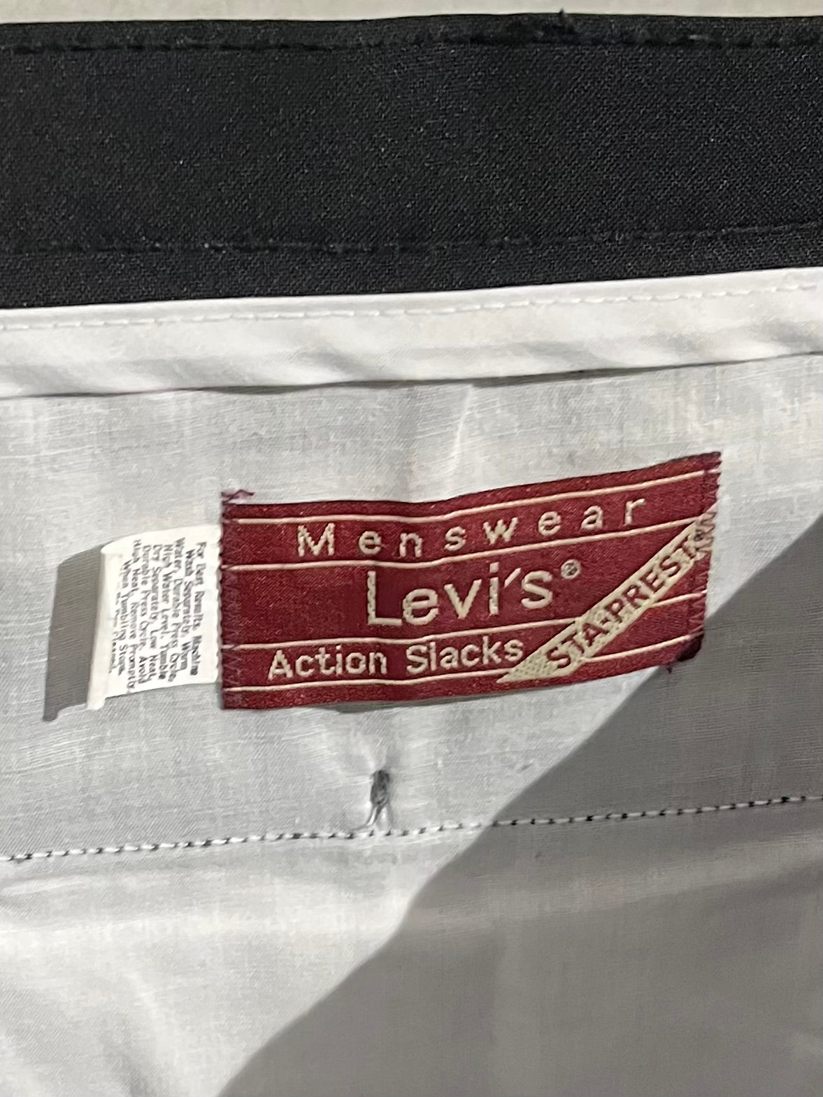 80's Levi's action slacks