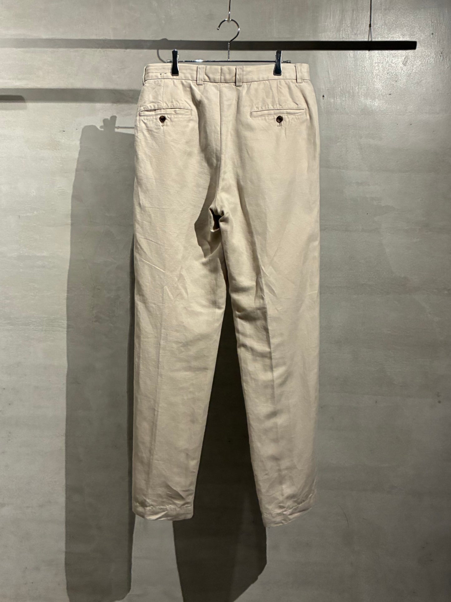 00's Brooks Brothers linen×cotton pants