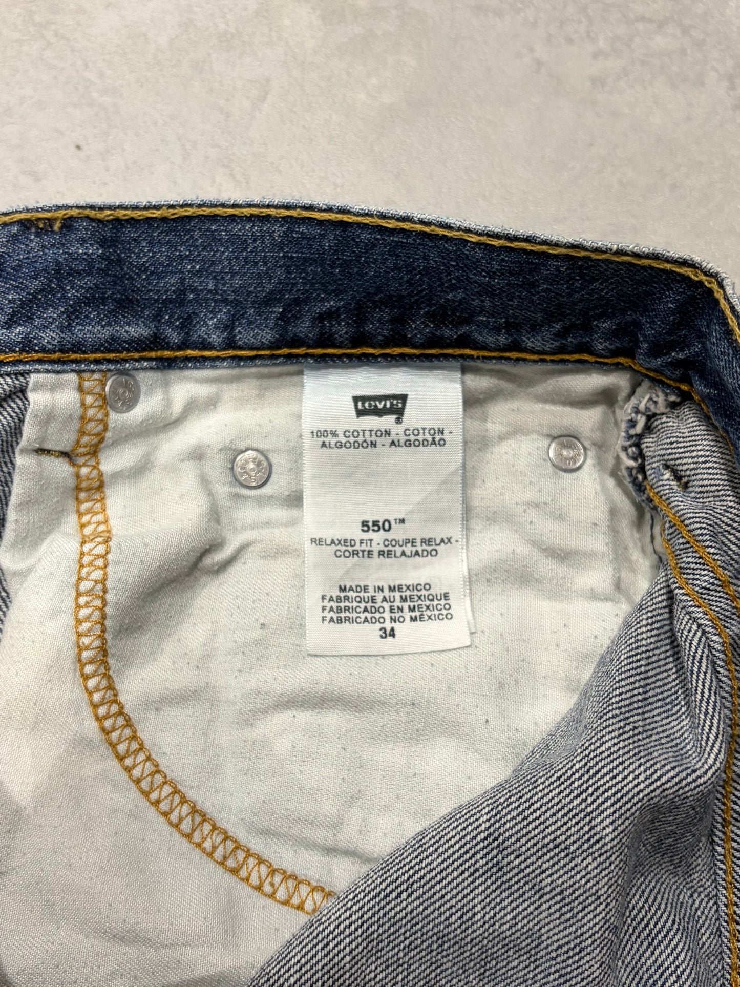 00's Levi' 550 denim shorts