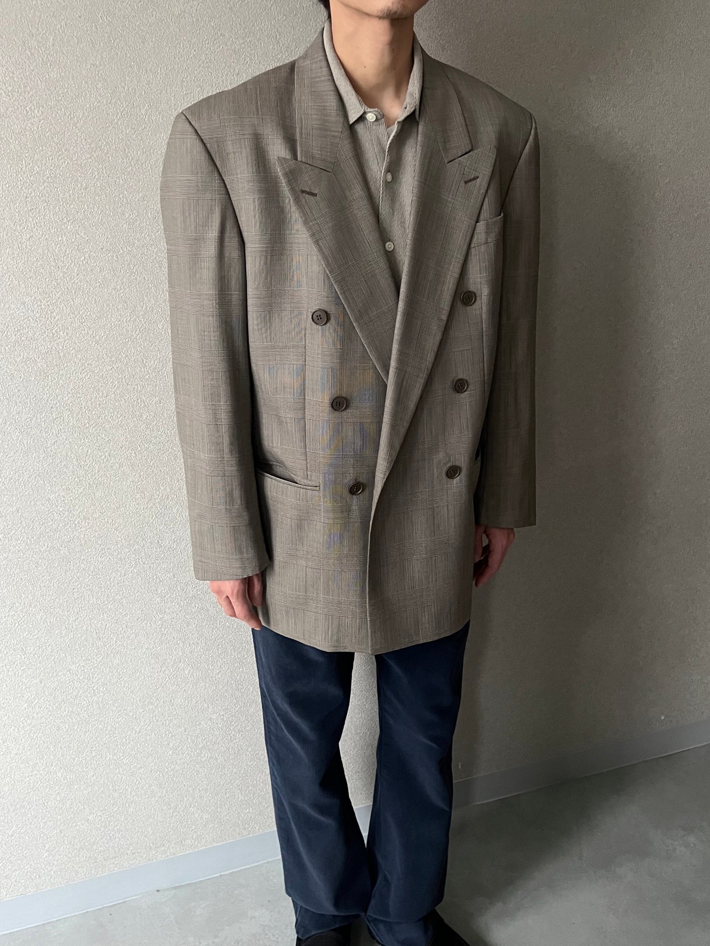 80's Yves Saint Laurent × Dillard's tailored jacket “Made in CANADA”