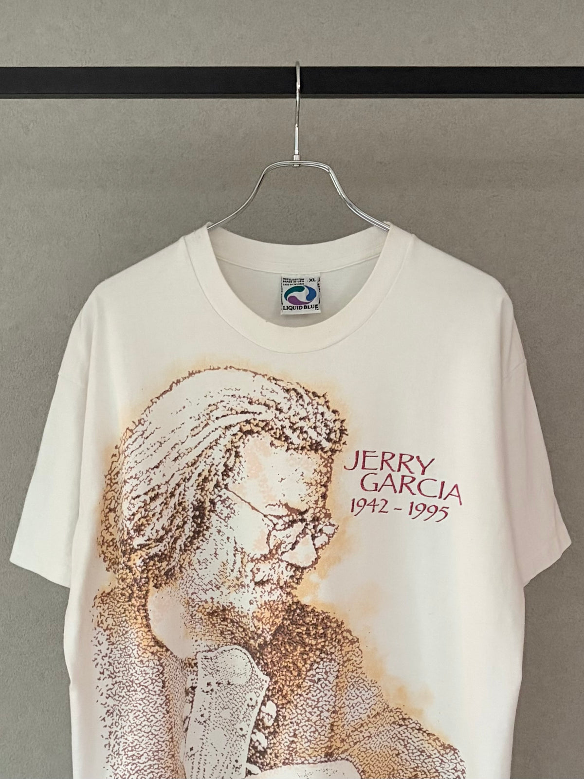 90's JERRY GARCIA x LIQUID BLUE t-shirt “Made in USA”