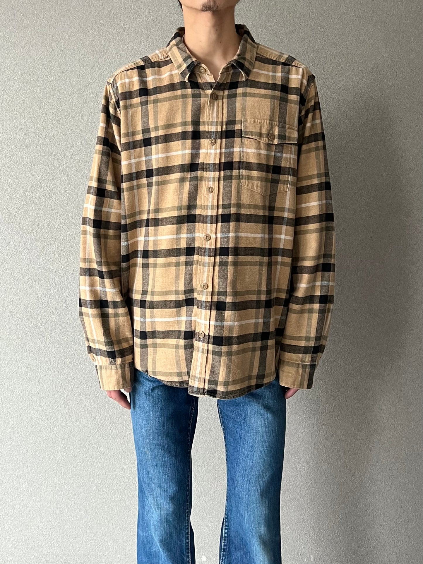 00's patagonia flannel shirt