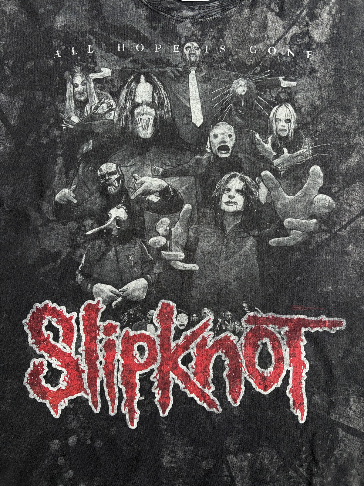 10's Slipknot allover print t-shirt