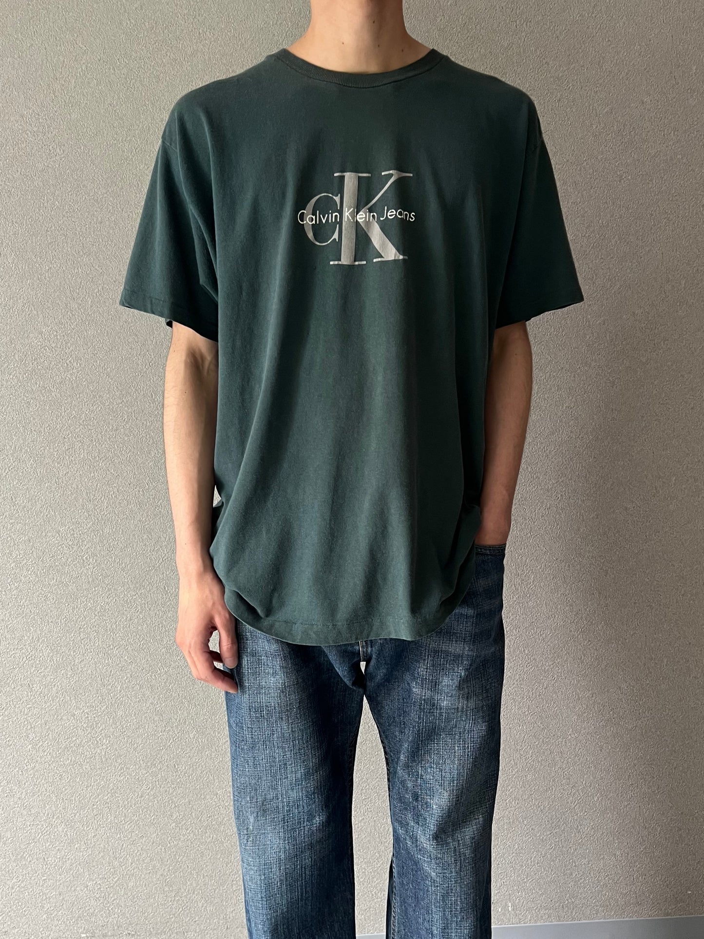 90's Calvin Klein printed t-shirt “Made in USA”