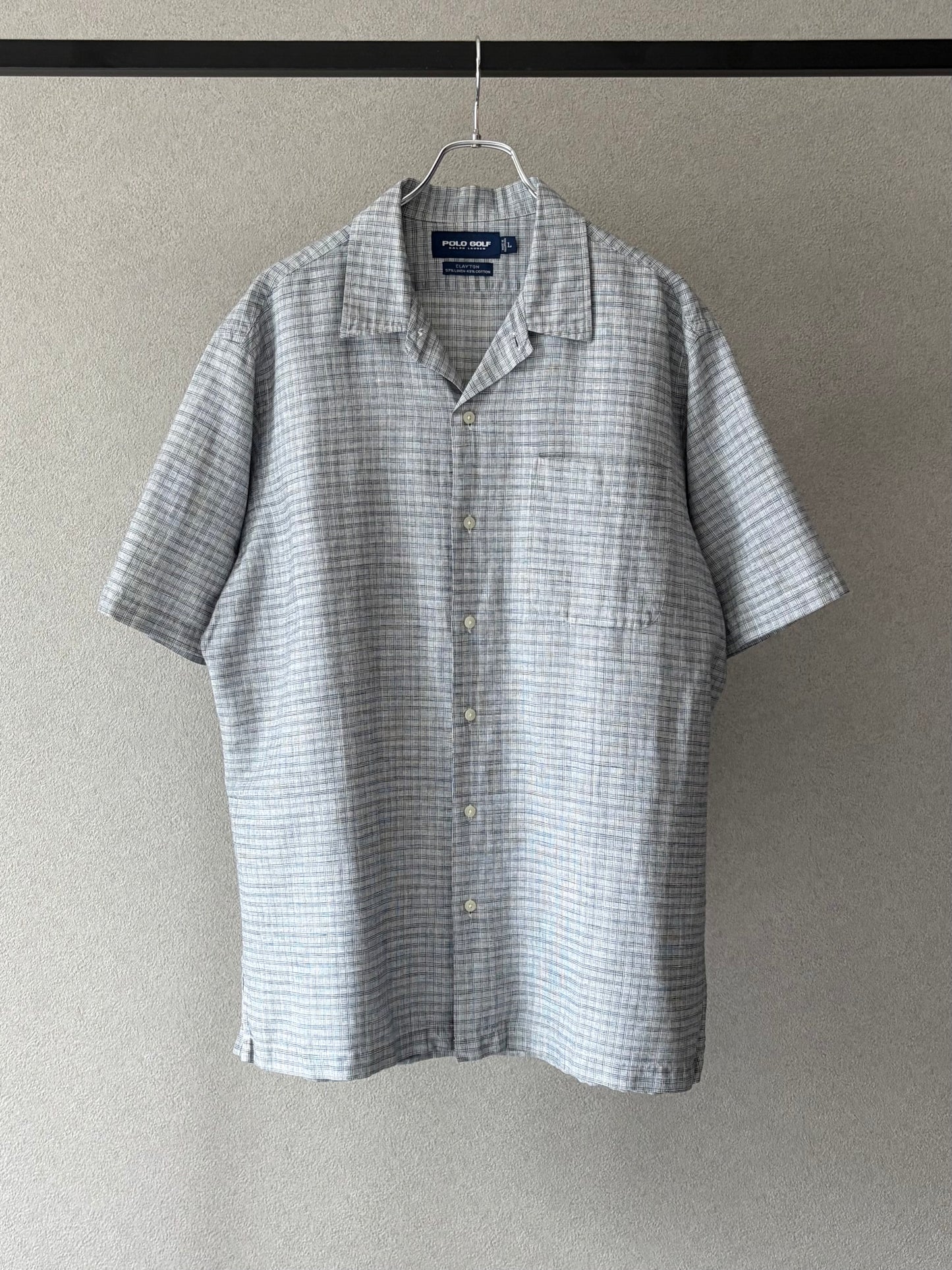 90's POLO GOLF open collar shirt