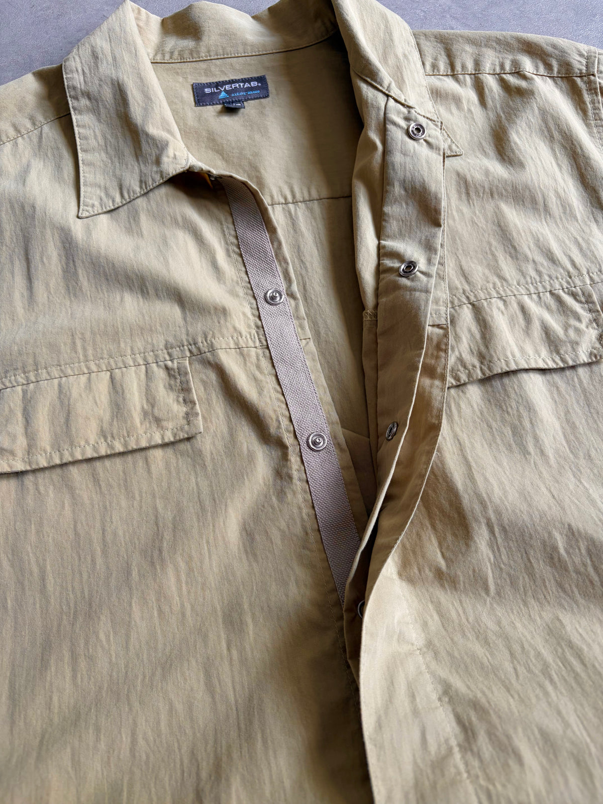 00's Levi's silverTab open collar shirt