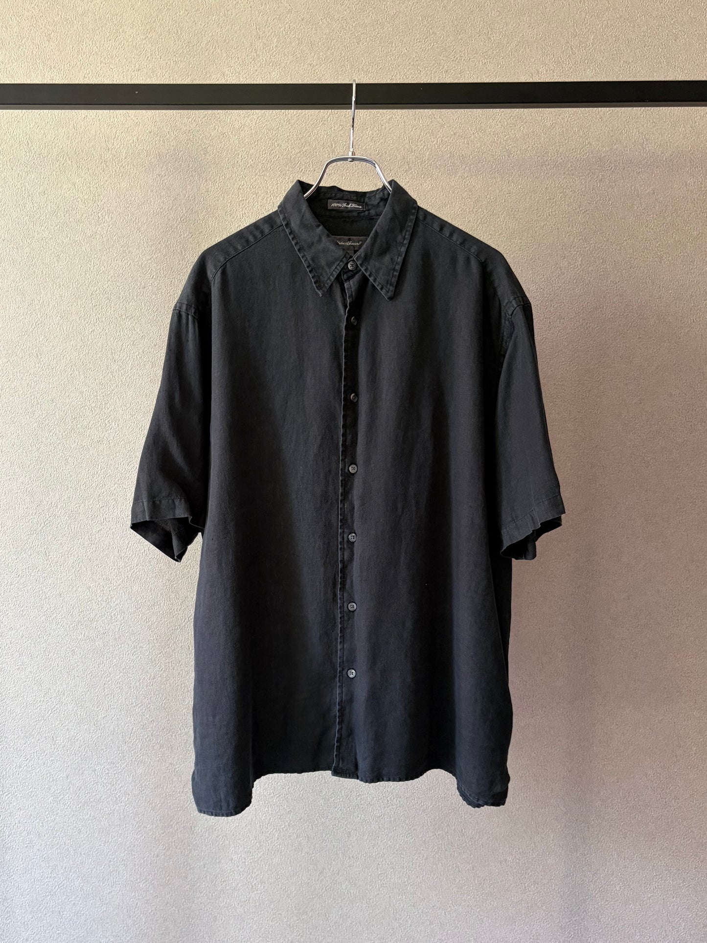 00's Eddie Bauer S/S linen shirt