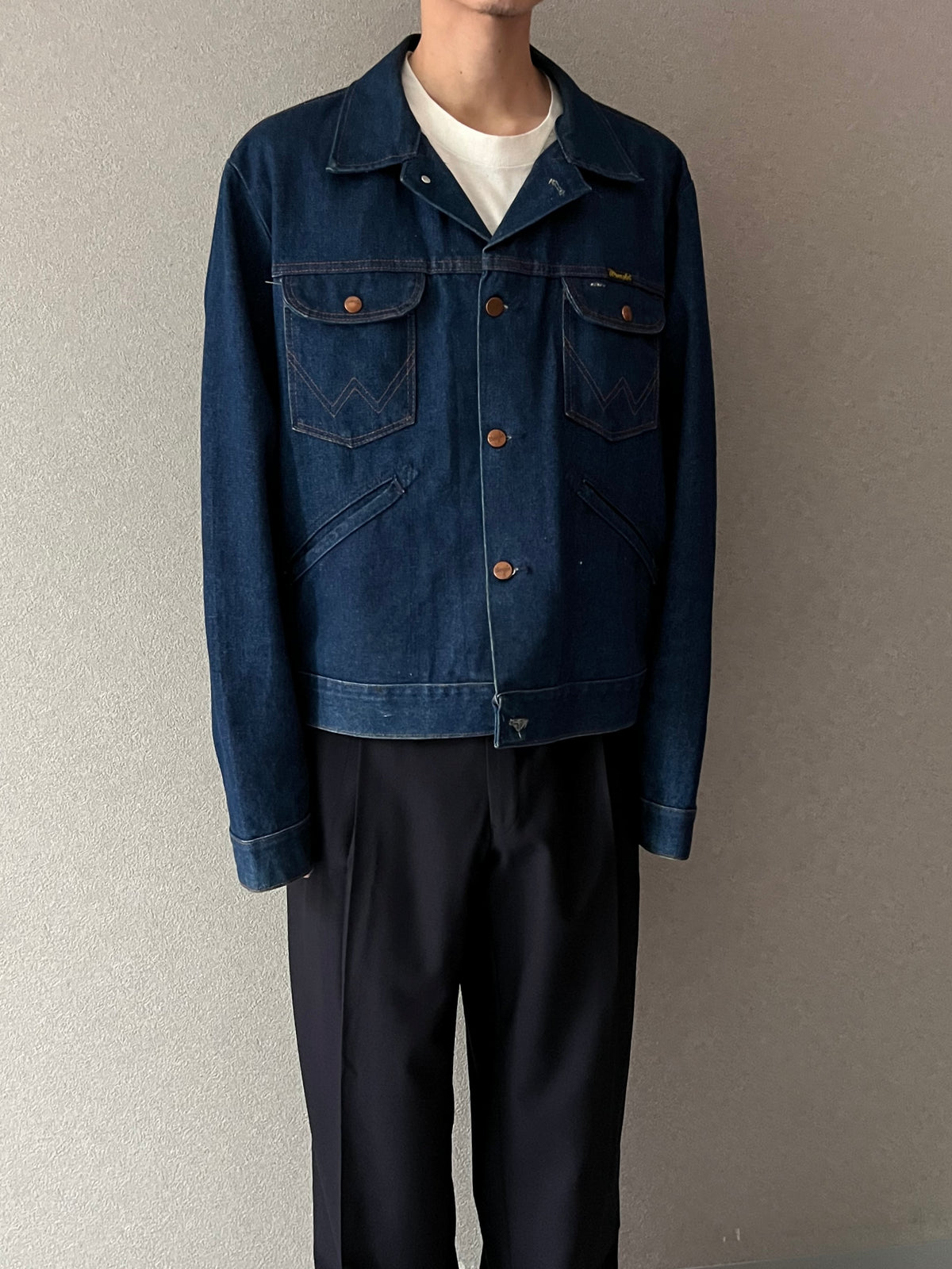 80's Wrangler 74126NV denim jacket “Made in USA”