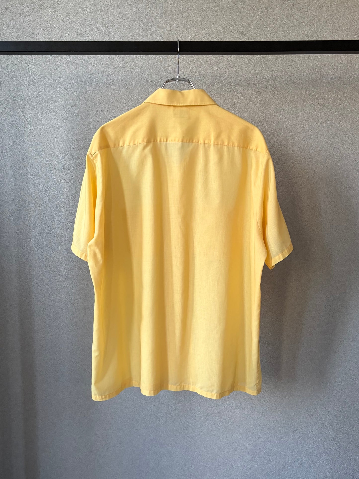 70's TOWNCRAFT S/S open collar shirt