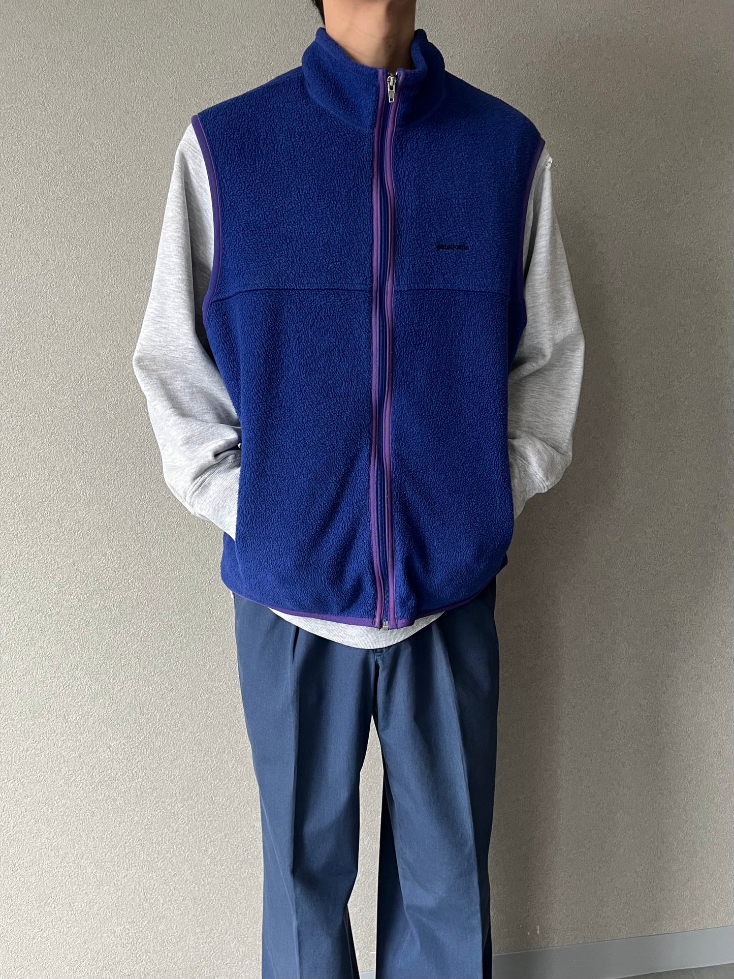 90's patagonia fleece vest “Made in USA”