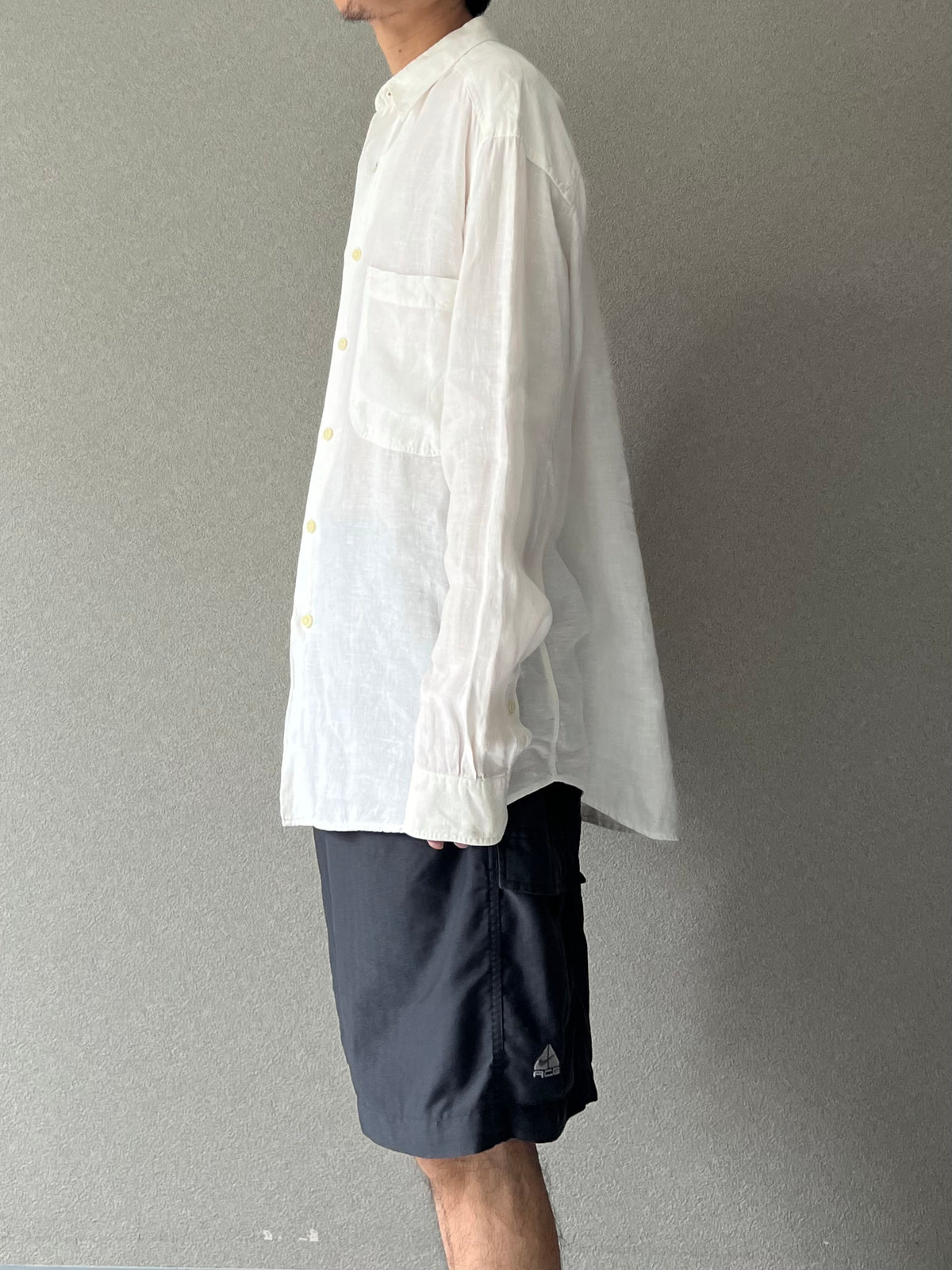 90's claiborne linen shirt