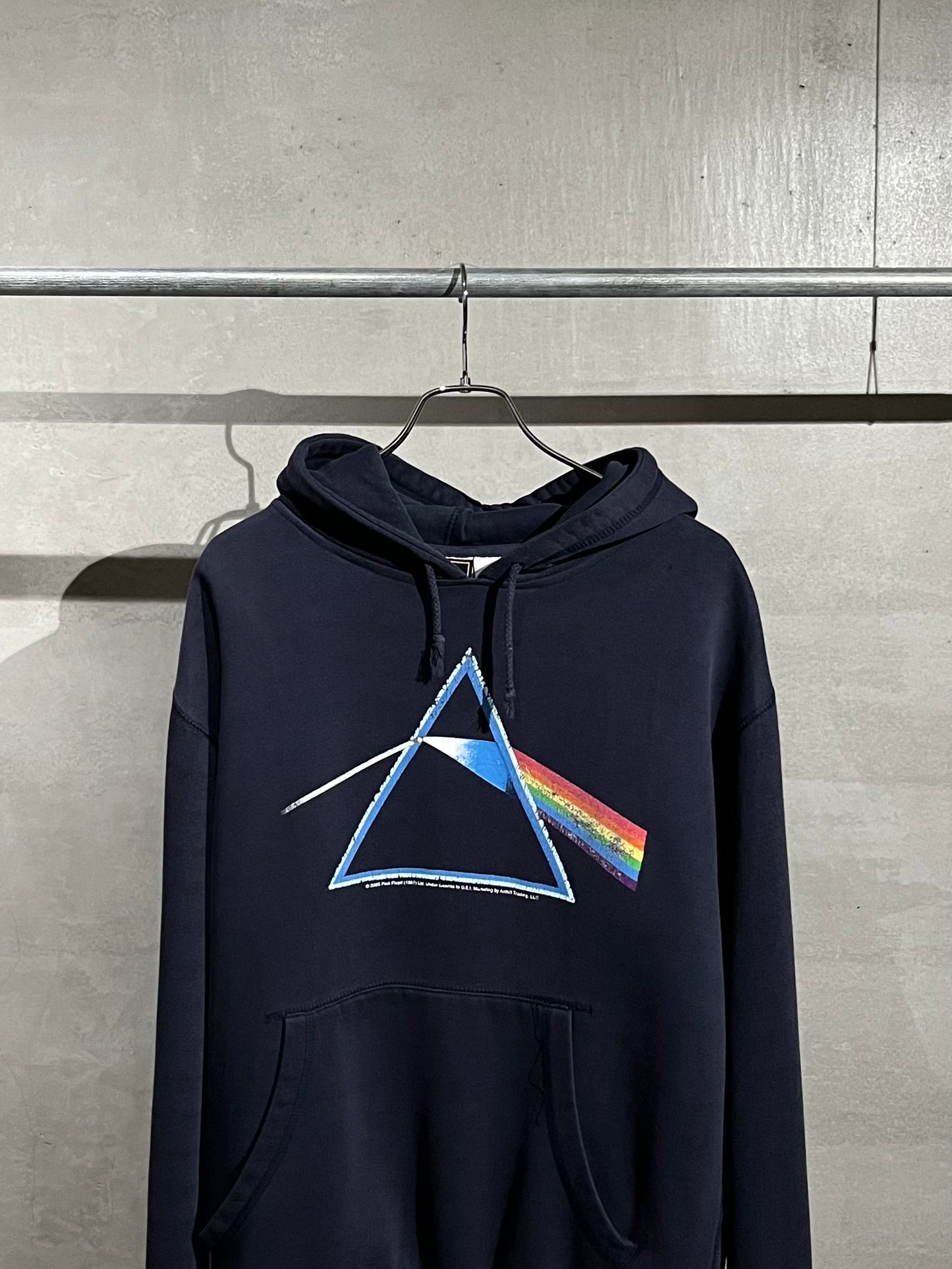 00's PINK FLOYD printed sweat hoodie