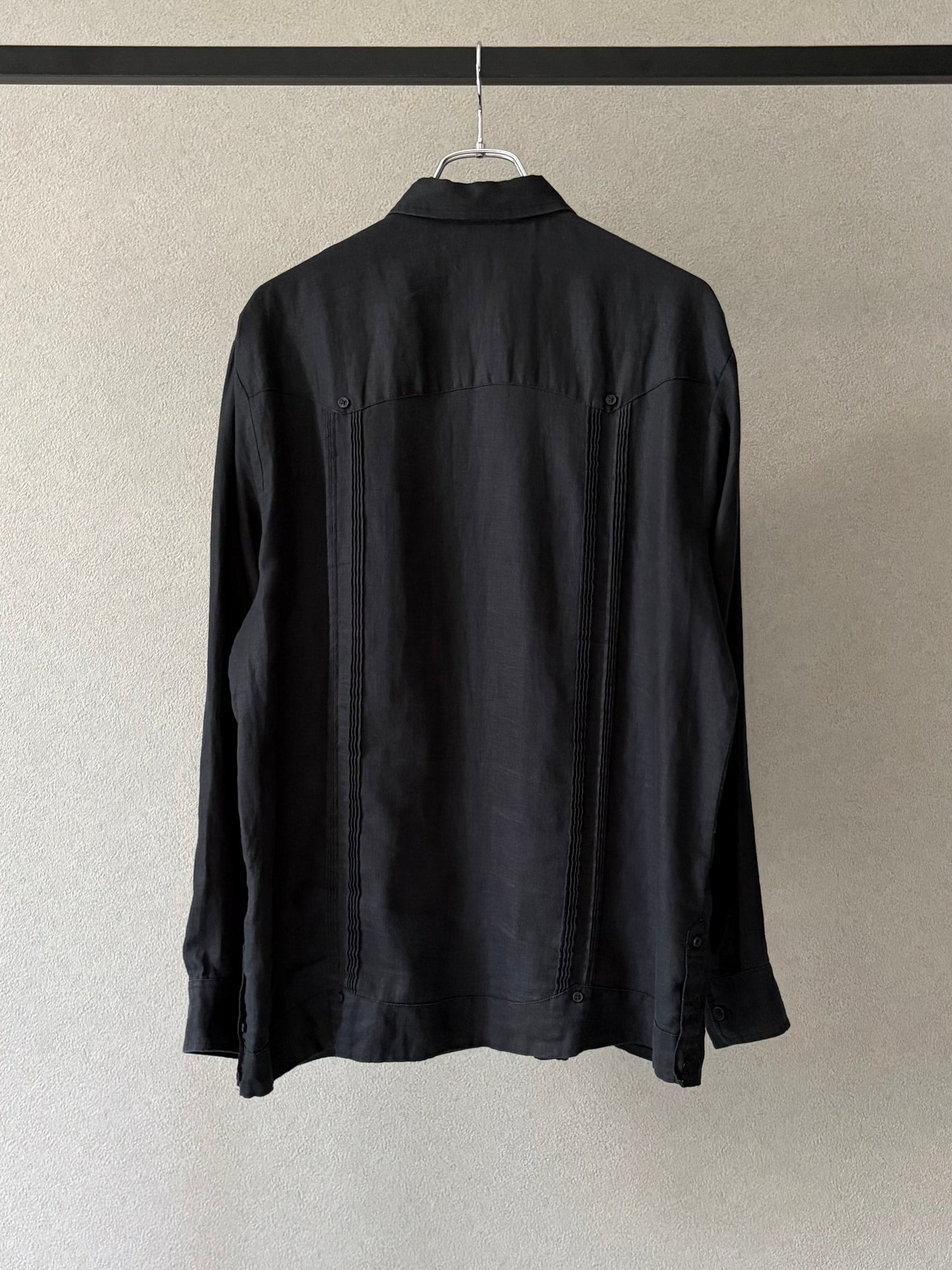 00's CUBAVERA linen guayabera shirt