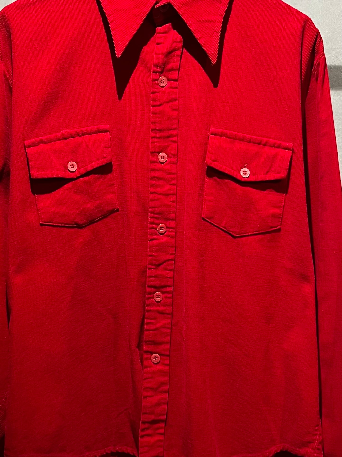 70's KINGS ROAD corduroy shirt