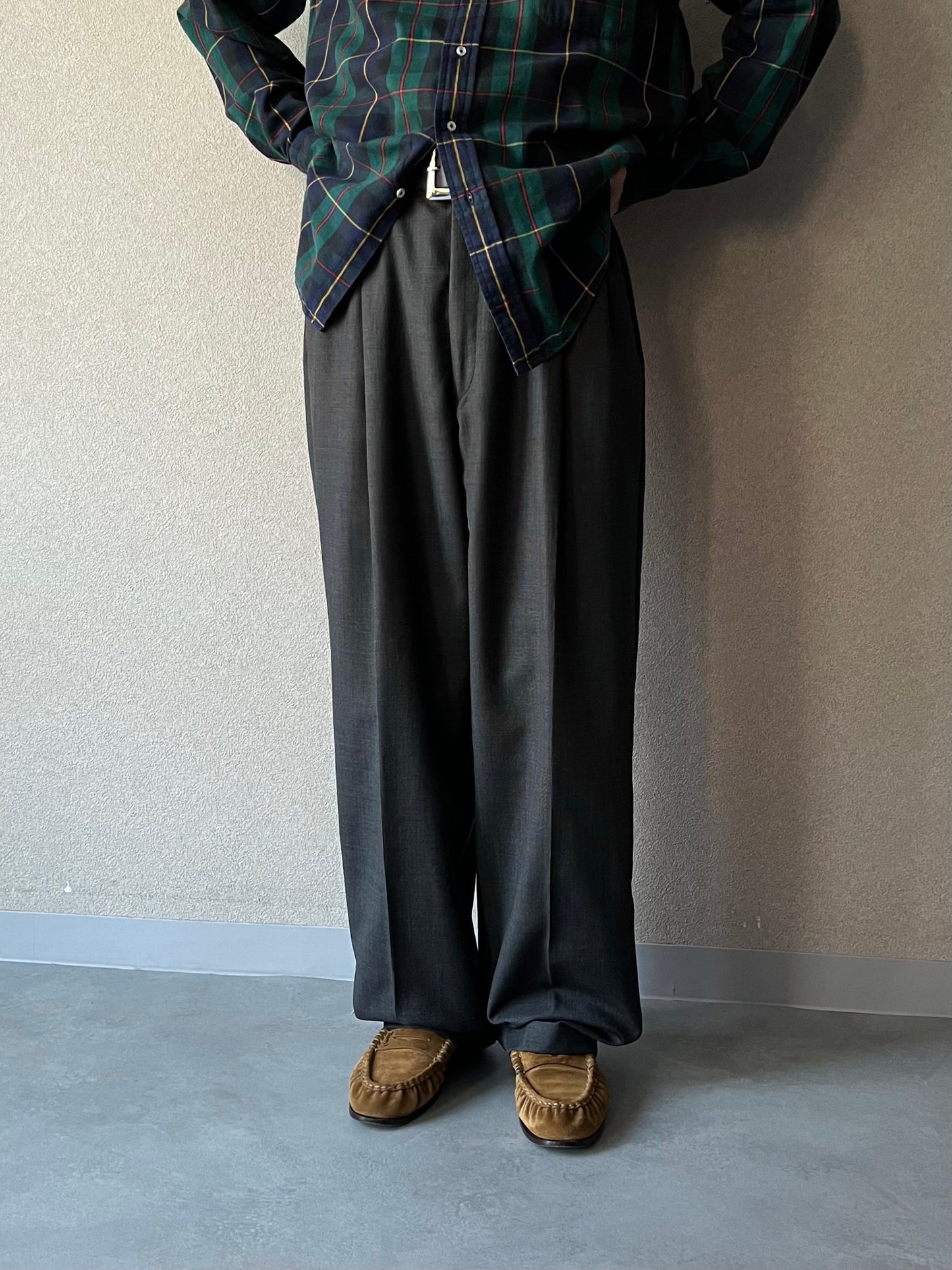 80's〜 Burberrys' wool slacks